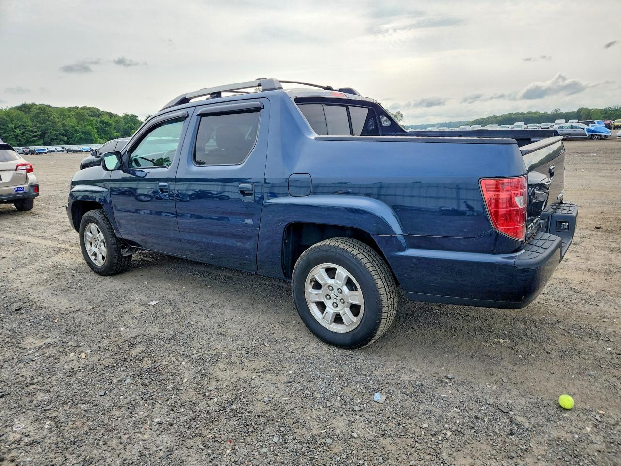 2009 Honda Ridgeline Rts Blue vin: 5FPYK16489B108191