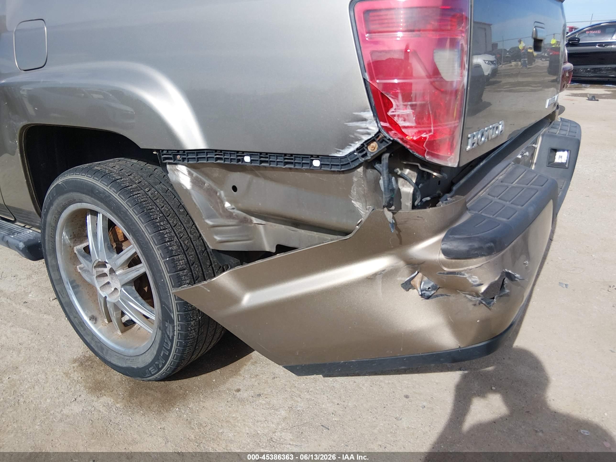 2009 Honda Ridgeline Rts Tan vin: 5FPYK16499B109351