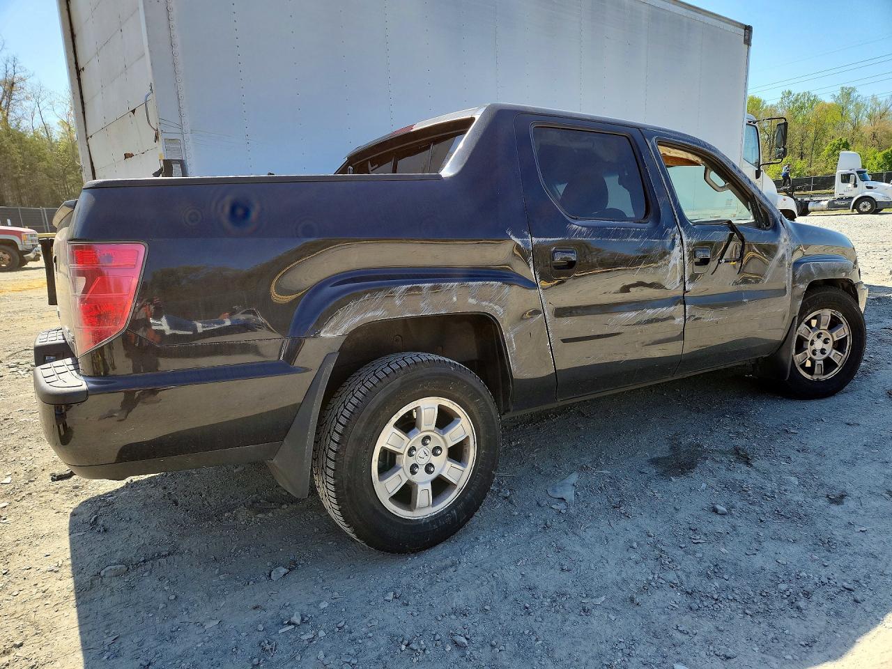 2009 Honda Ridgeline Rts Черный vin: 5FPYK164X9B105485