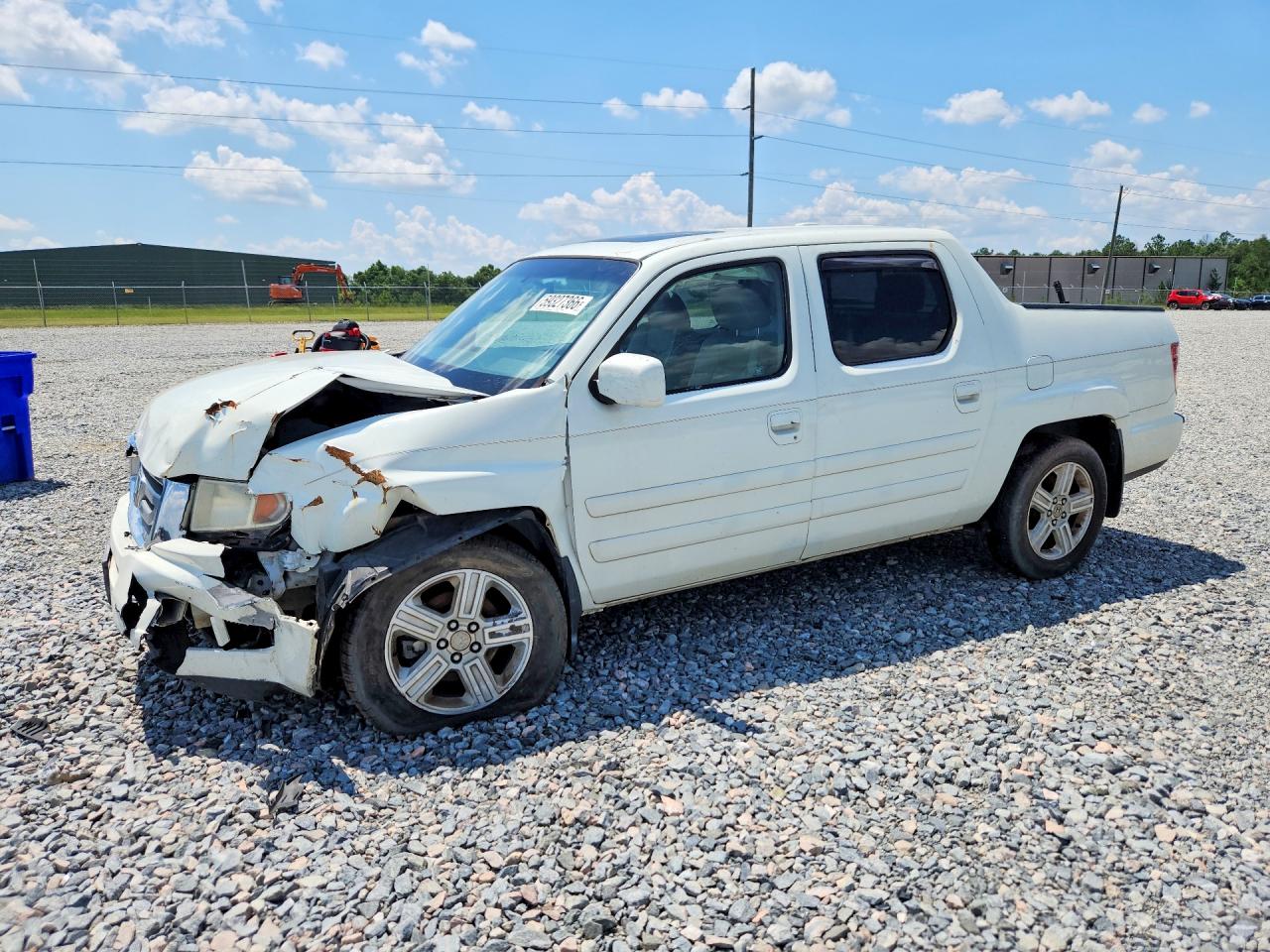 2009 Honda Ridgeline Rtl Белый vin: 5FPYK16509B100935