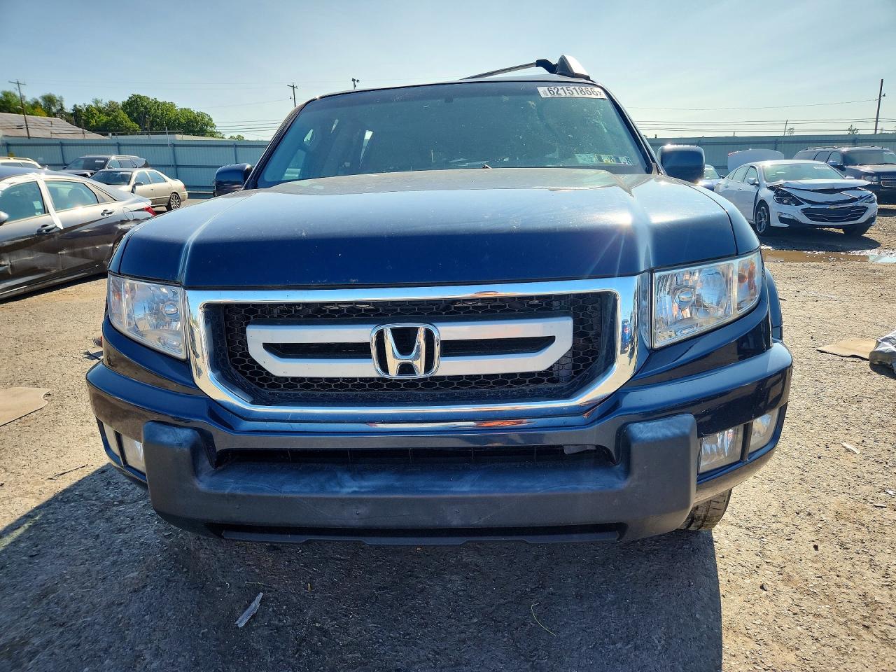 2009 Honda Ridgeline Rtl Blue vin: 5FPYK16519B104668