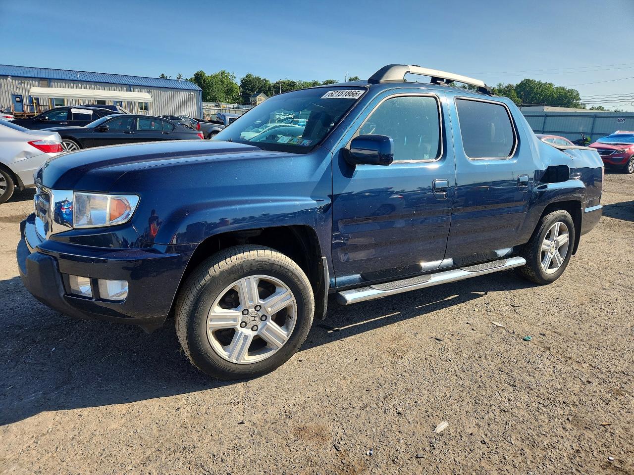2009 Honda Ridgeline Rtl Blue vin: 5FPYK16519B104668