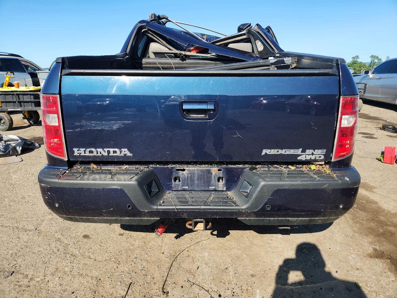 2009 Honda Ridgeline Rtl Blue vin: 5FPYK16519B104668