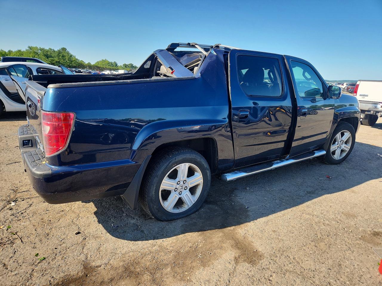 2009 Honda Ridgeline Rtl Blue vin: 5FPYK16519B104668