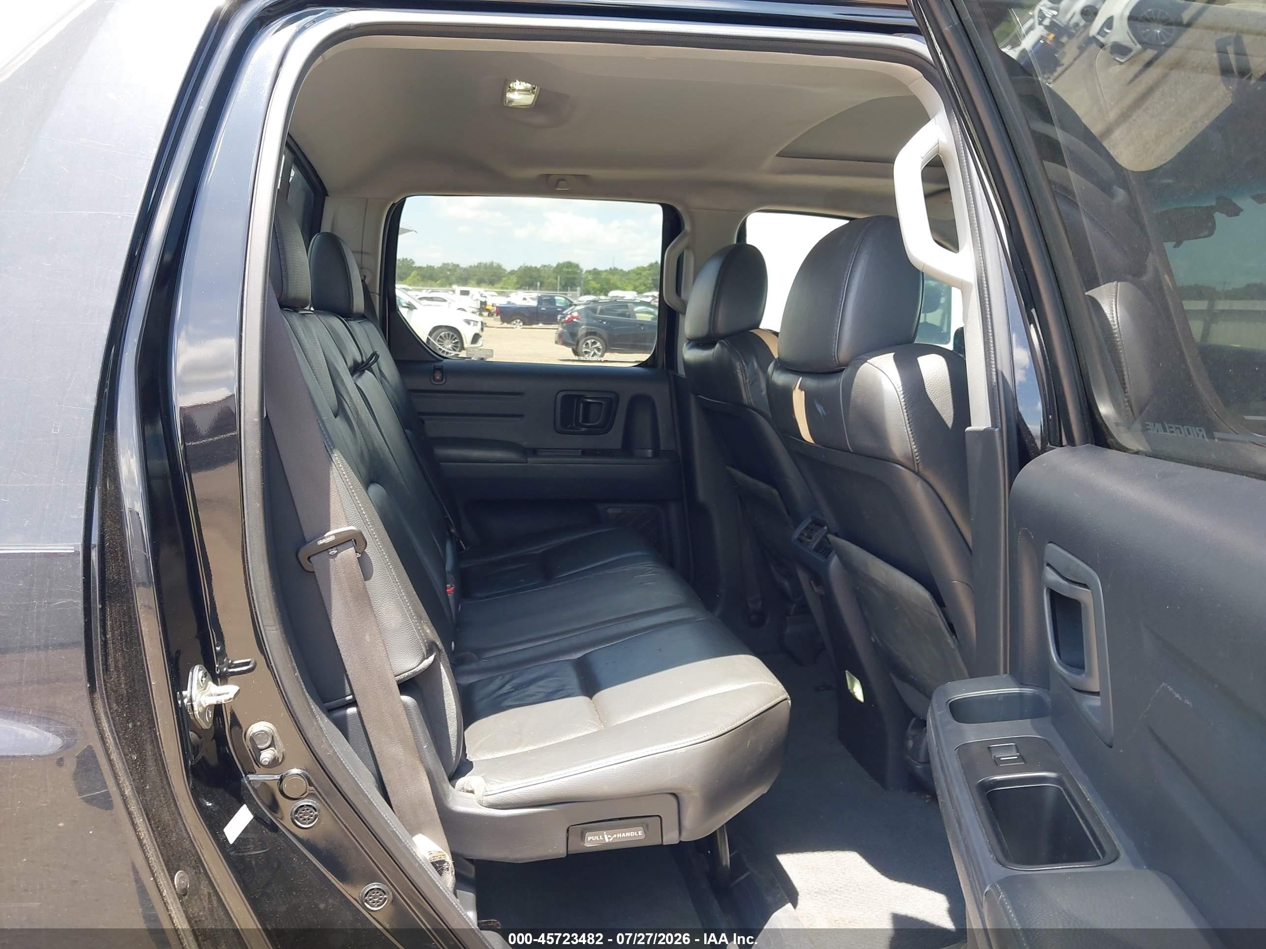 2009 Honda Ridgeline Rtl Black vin: 5FPYK16519B106727