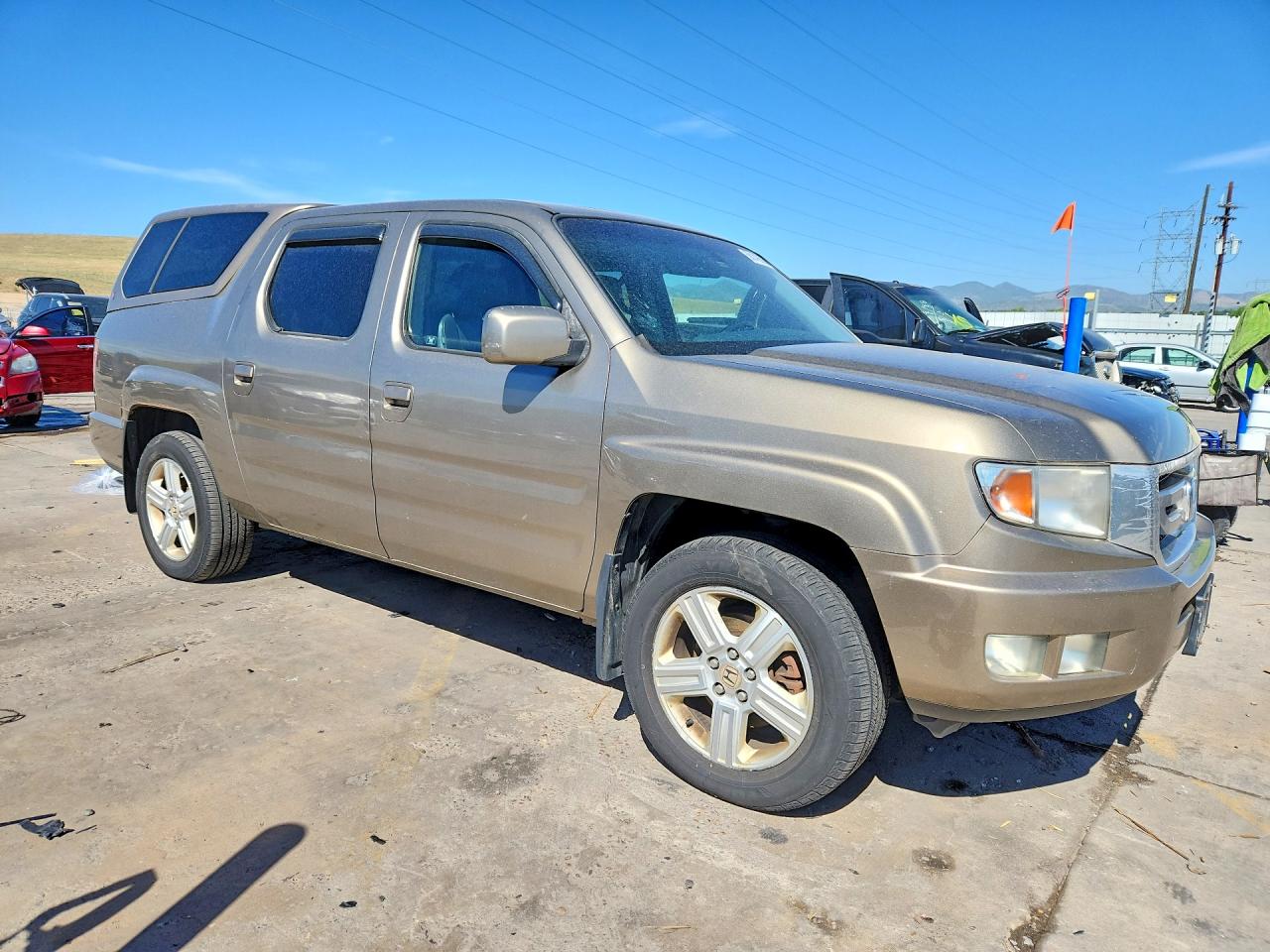 2009 Honda Ridgeline Rtl Tan vin: 5FPYK16539B109418