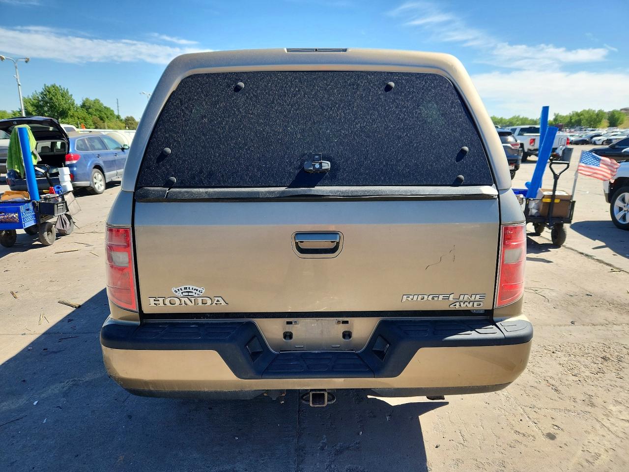 2009 Honda Ridgeline Rtl Tan vin: 5FPYK16539B109418