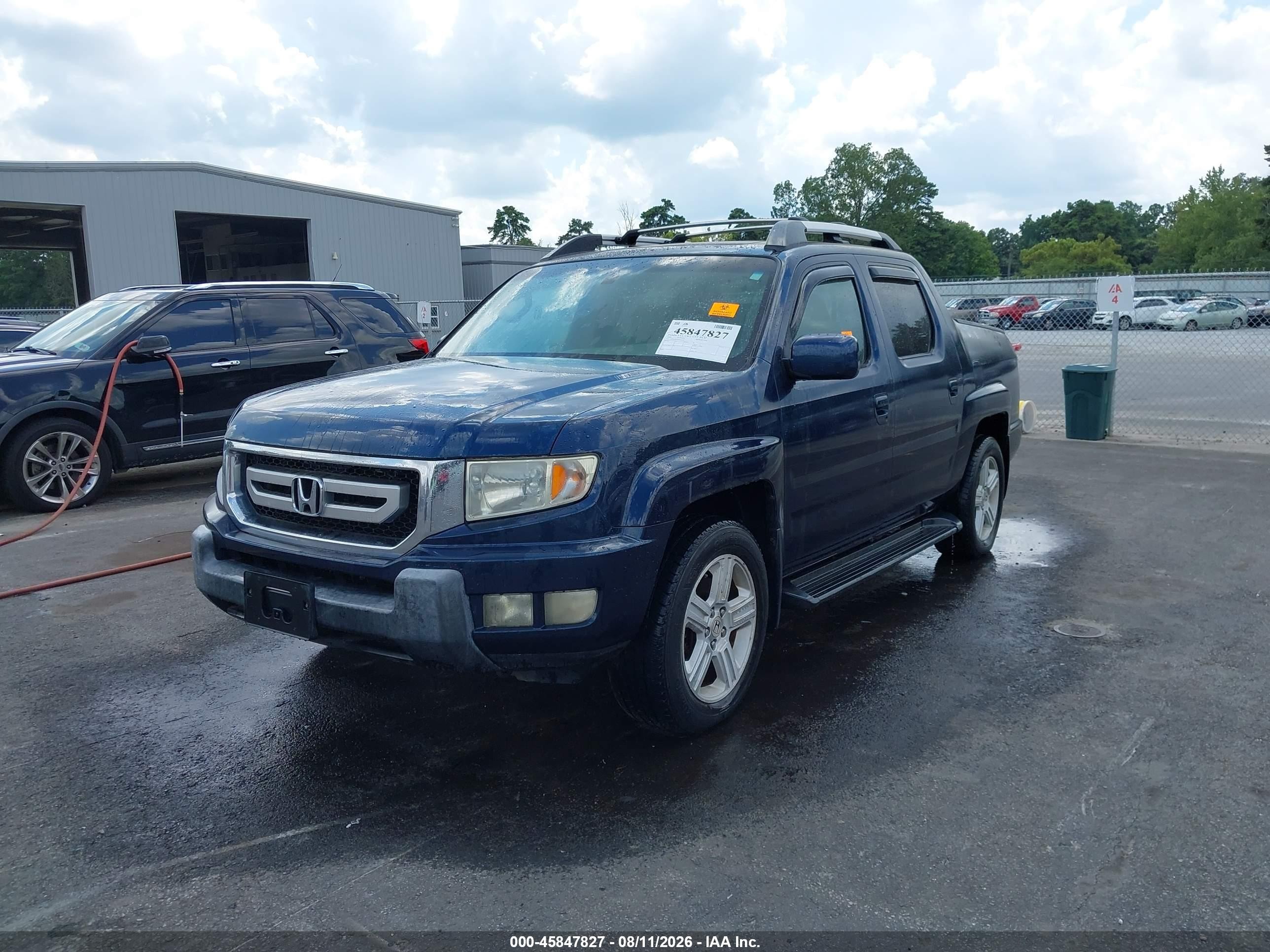 2009 Honda Ridgeline Rtl Синий vin: 5FPYK16549B102123