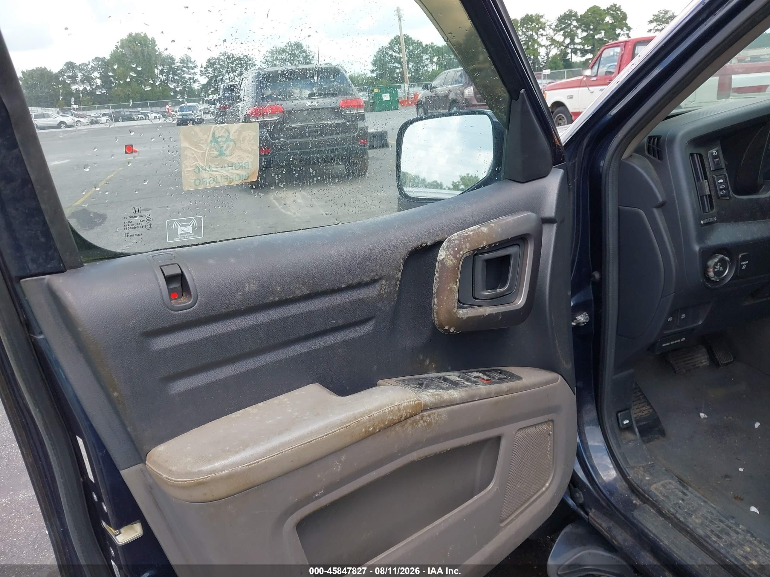 2009 Honda Ridgeline Rtl Синий vin: 5FPYK16549B102123