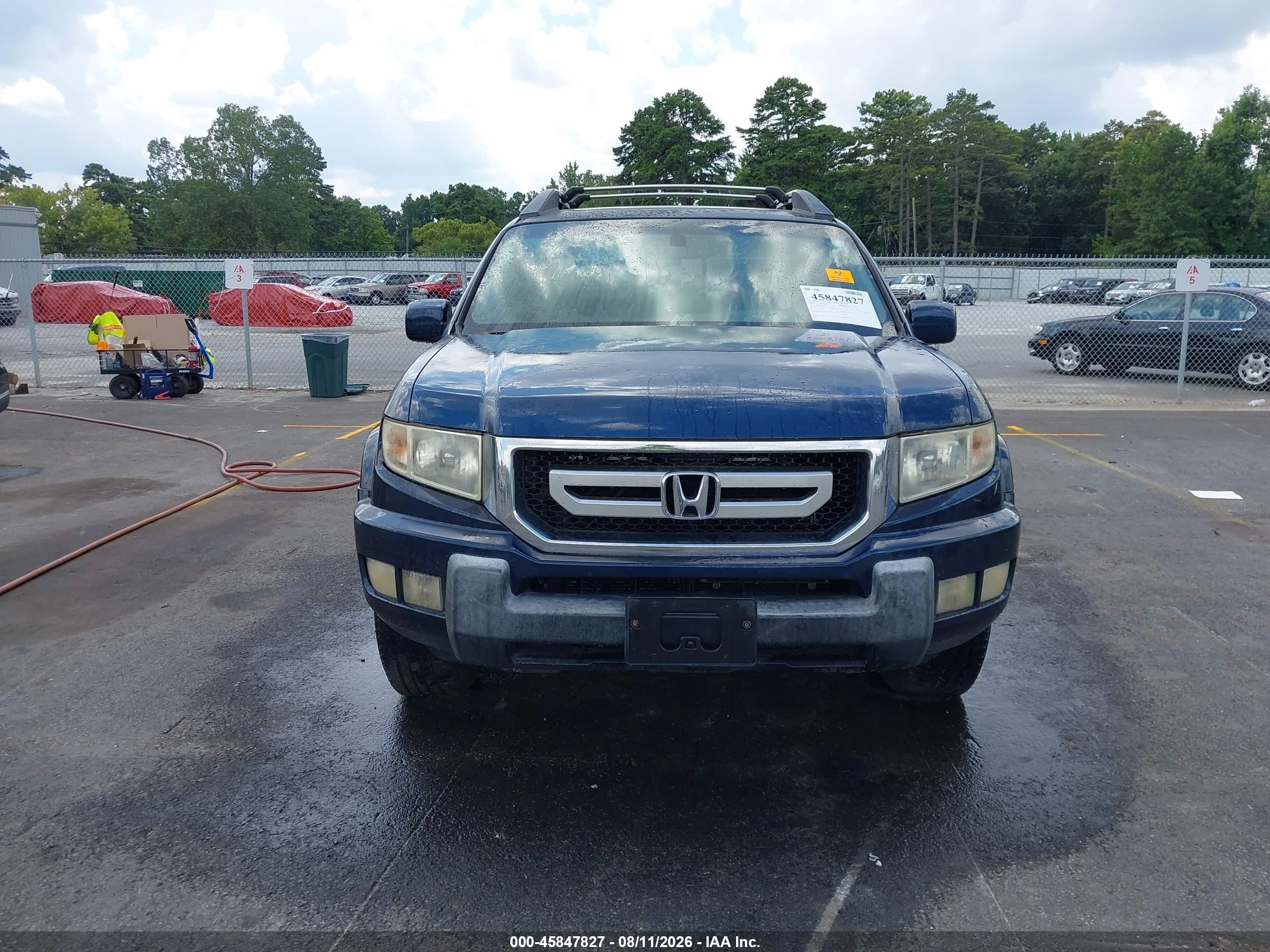 2009 Honda Ridgeline Rtl Синий vin: 5FPYK16549B102123