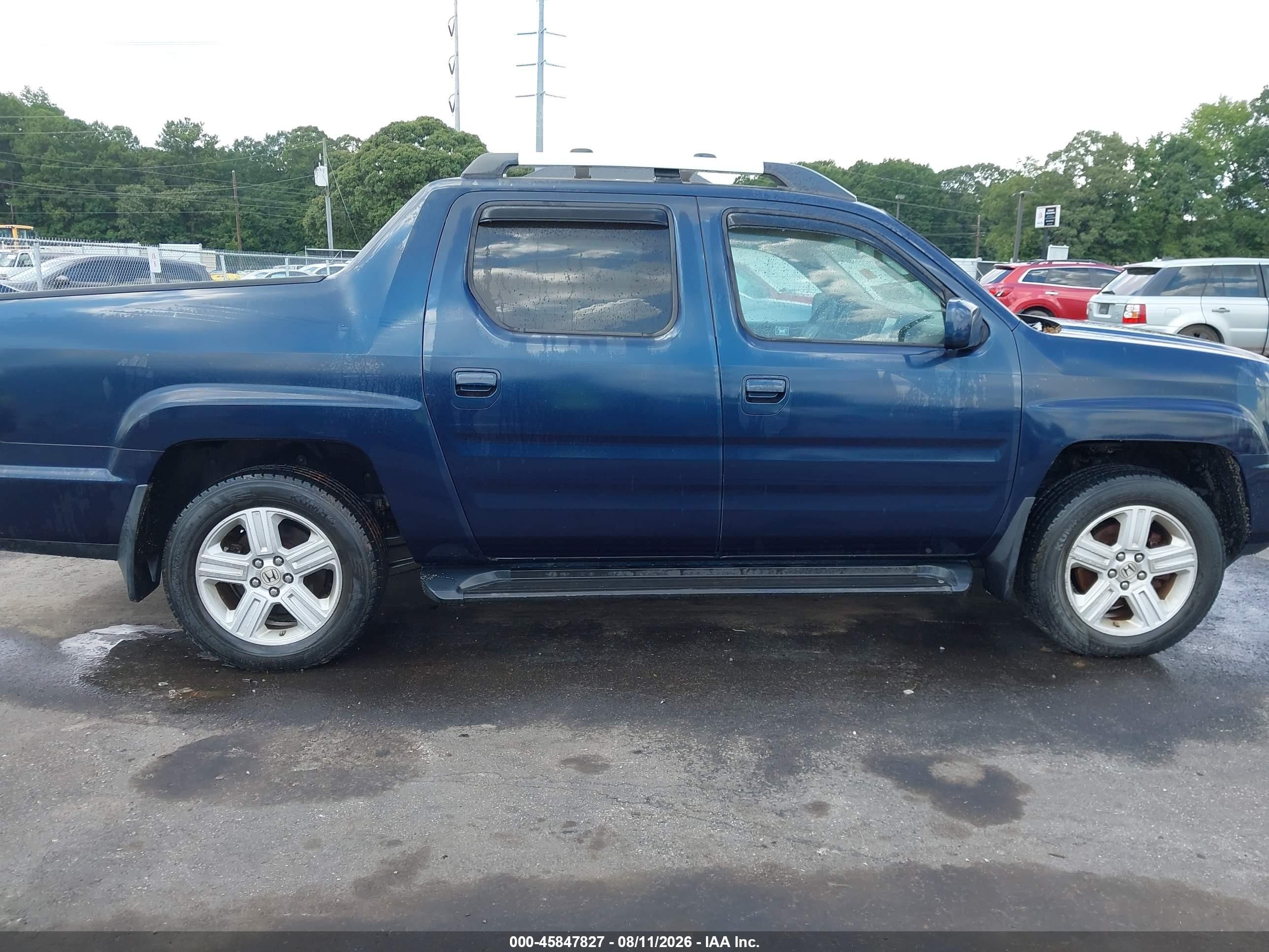 2009 Honda Ridgeline Rtl Синий vin: 5FPYK16549B102123