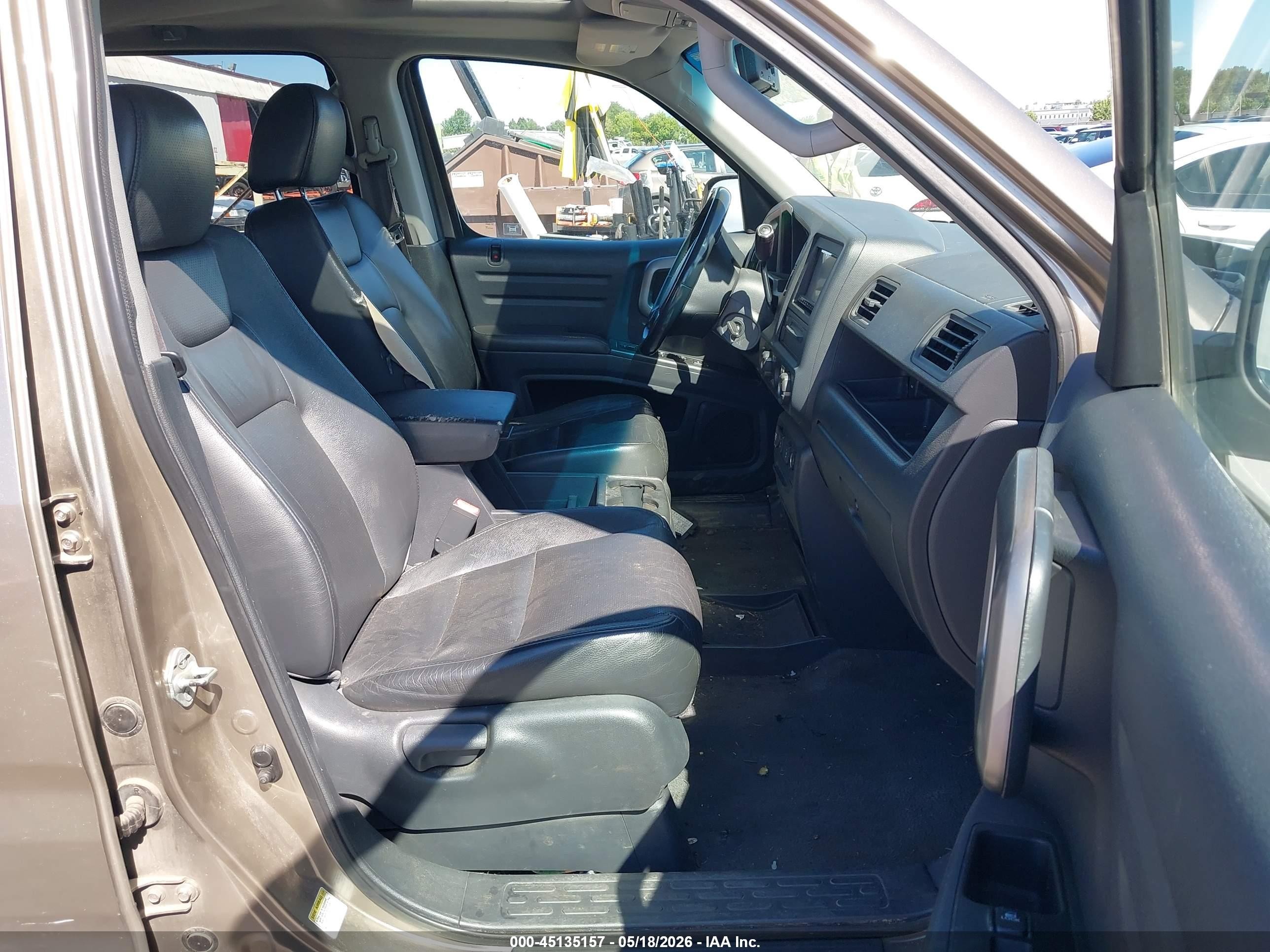 2009 Honda Ridgeline Rtl Gray vin: 5FPYK16549B104471