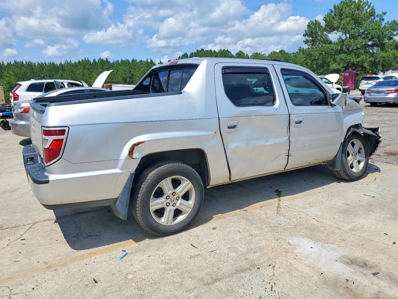 2009 Honda Ridgeline Rtl Silver vin: 5FPYK16549B105278