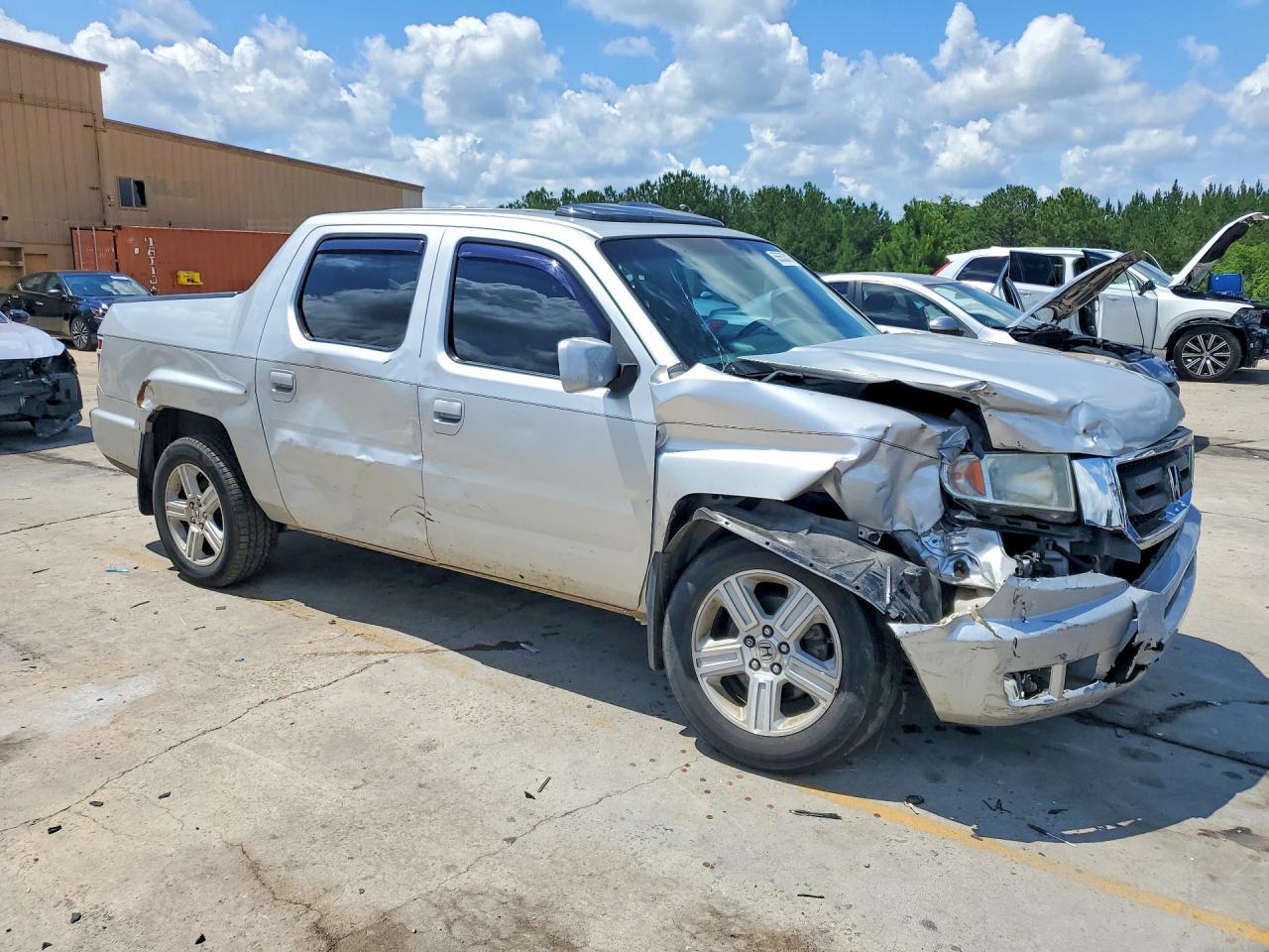 2009 Honda Ridgeline Rtl Silver vin: 5FPYK16549B105278