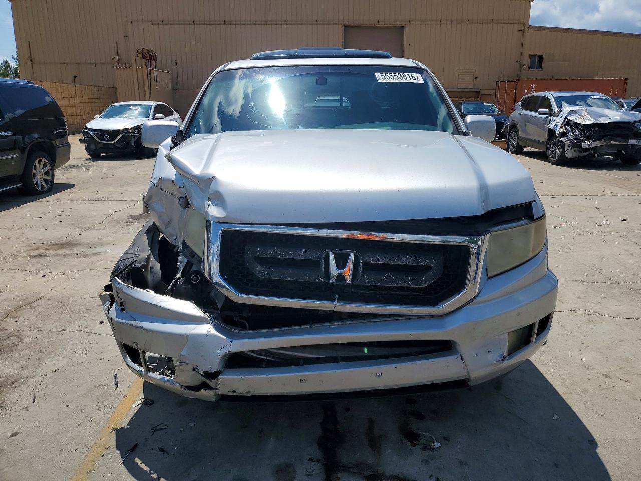 2009 Honda Ridgeline Rtl Silver vin: 5FPYK16549B105278