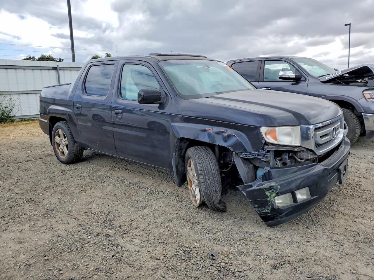 2009 Honda Ridgeline Rtl Black vin: 5FPYK16559B106391