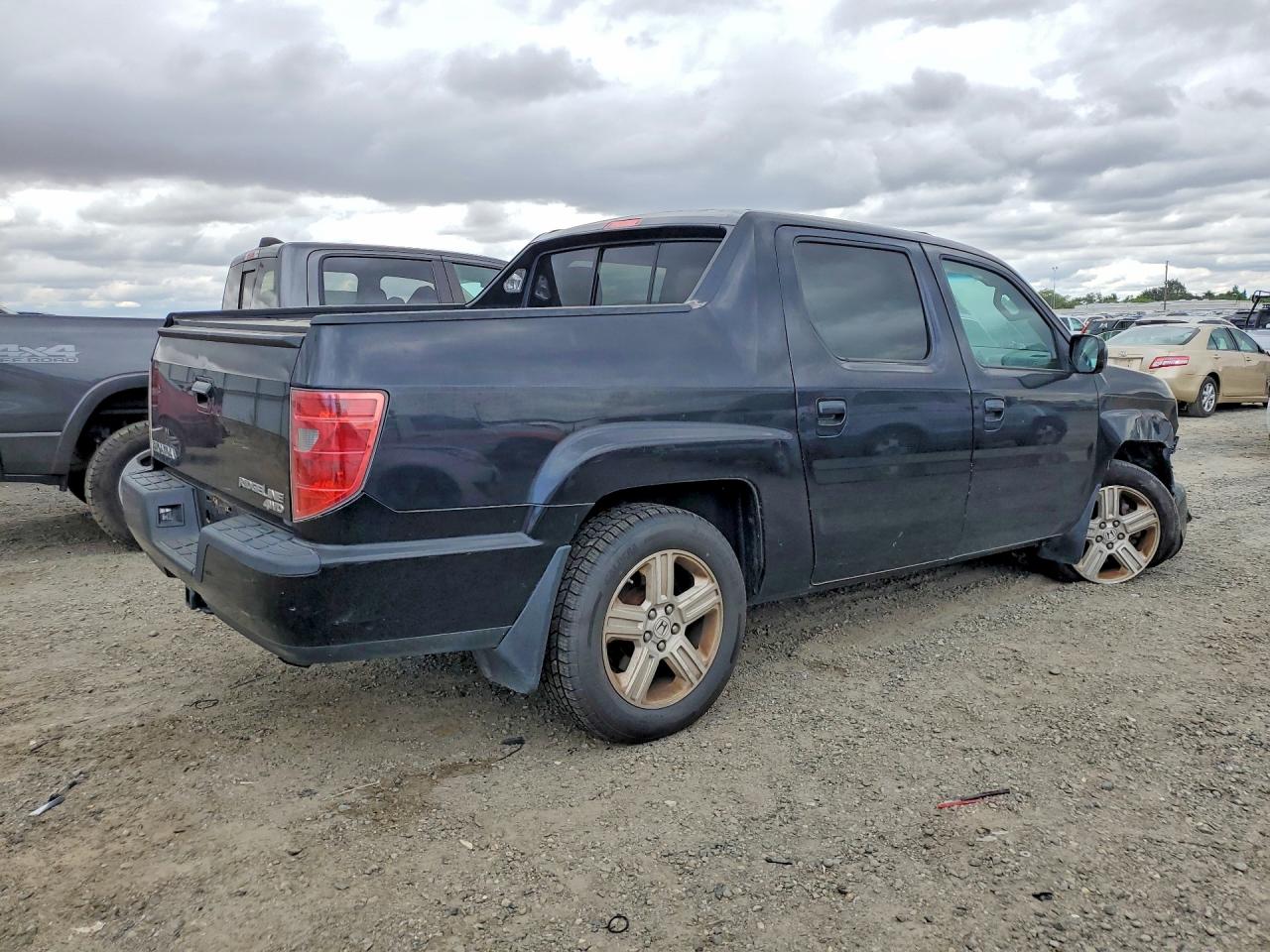 2009 Honda Ridgeline Rtl Black vin: 5FPYK16559B106391