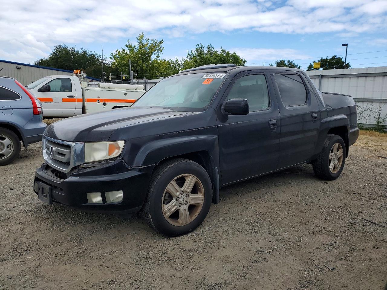2009 Honda Ridgeline Rtl Black vin: 5FPYK16559B106391