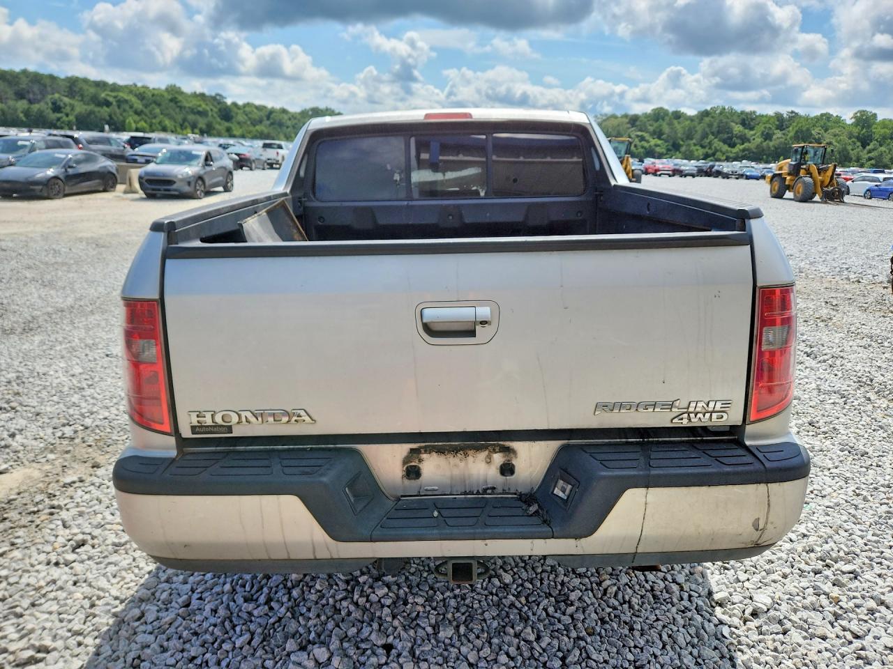 2009 Honda Ridgeline Rtl Silver vin: 5FPYK16569B105993