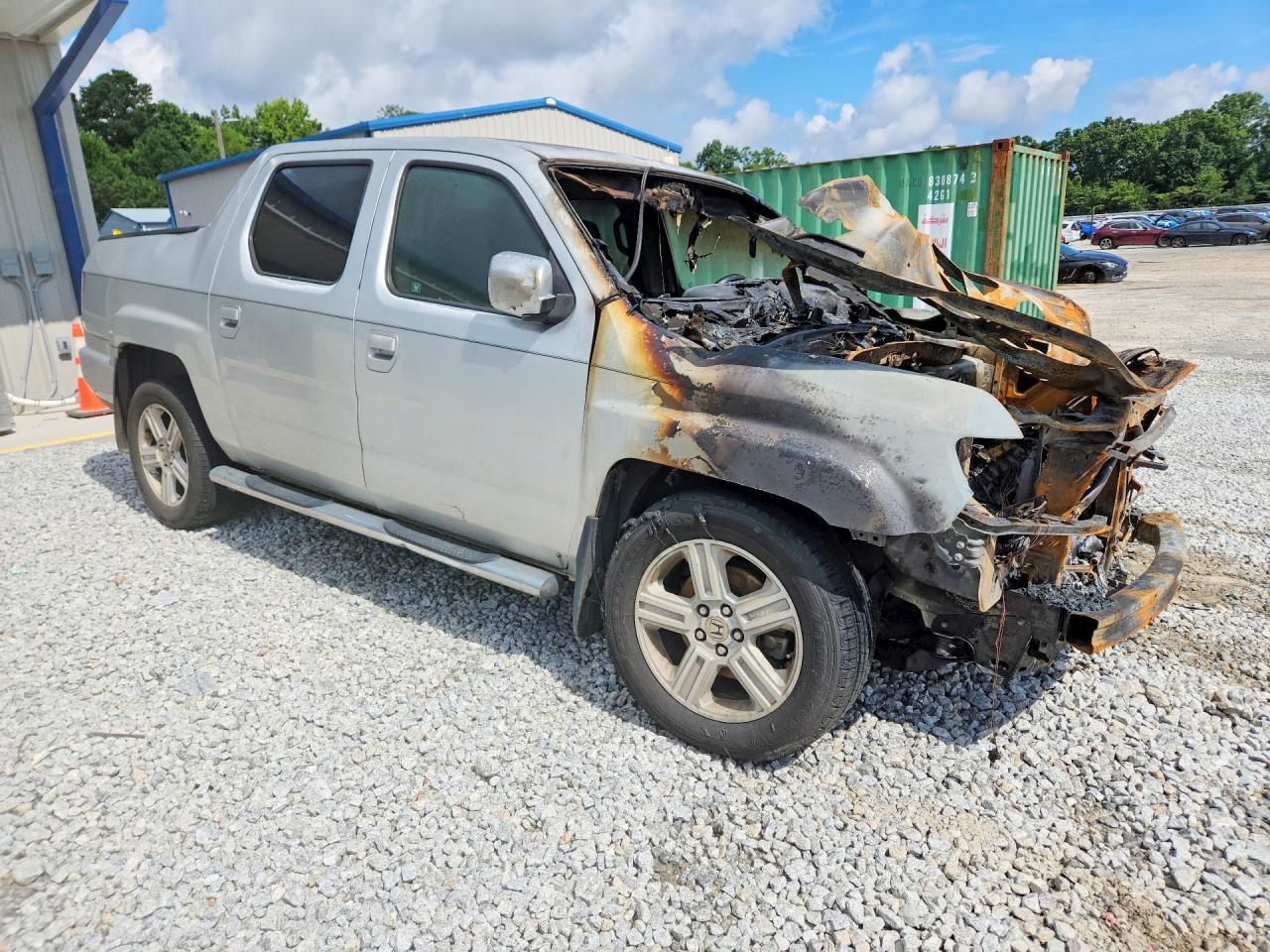 2009 Honda Ridgeline Rtl Silver vin: 5FPYK16569B105993