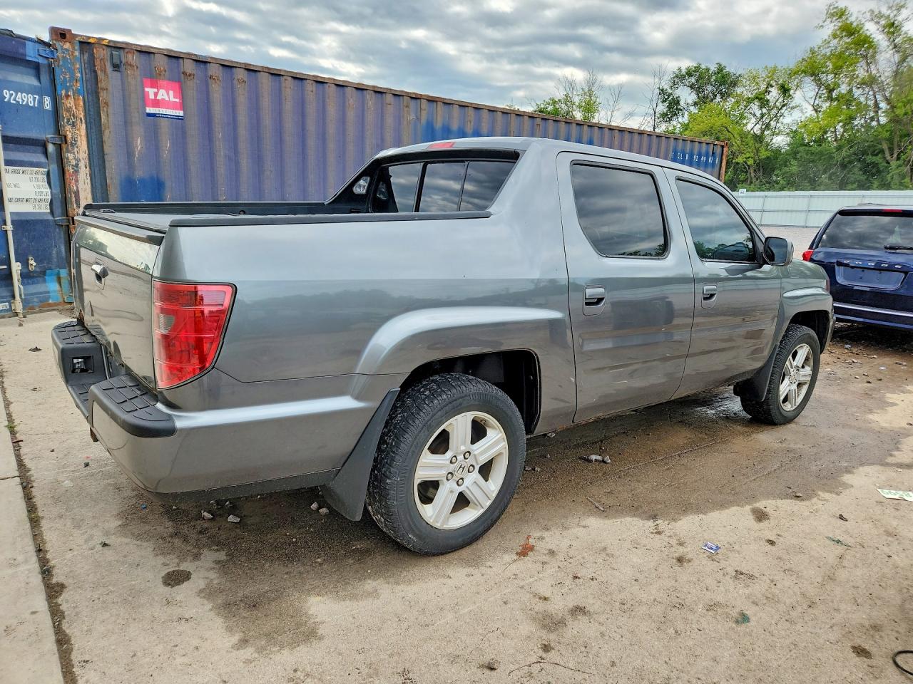 2009 Honda Ridgeline Rtl Gray vin: 5FPYK16579B106277