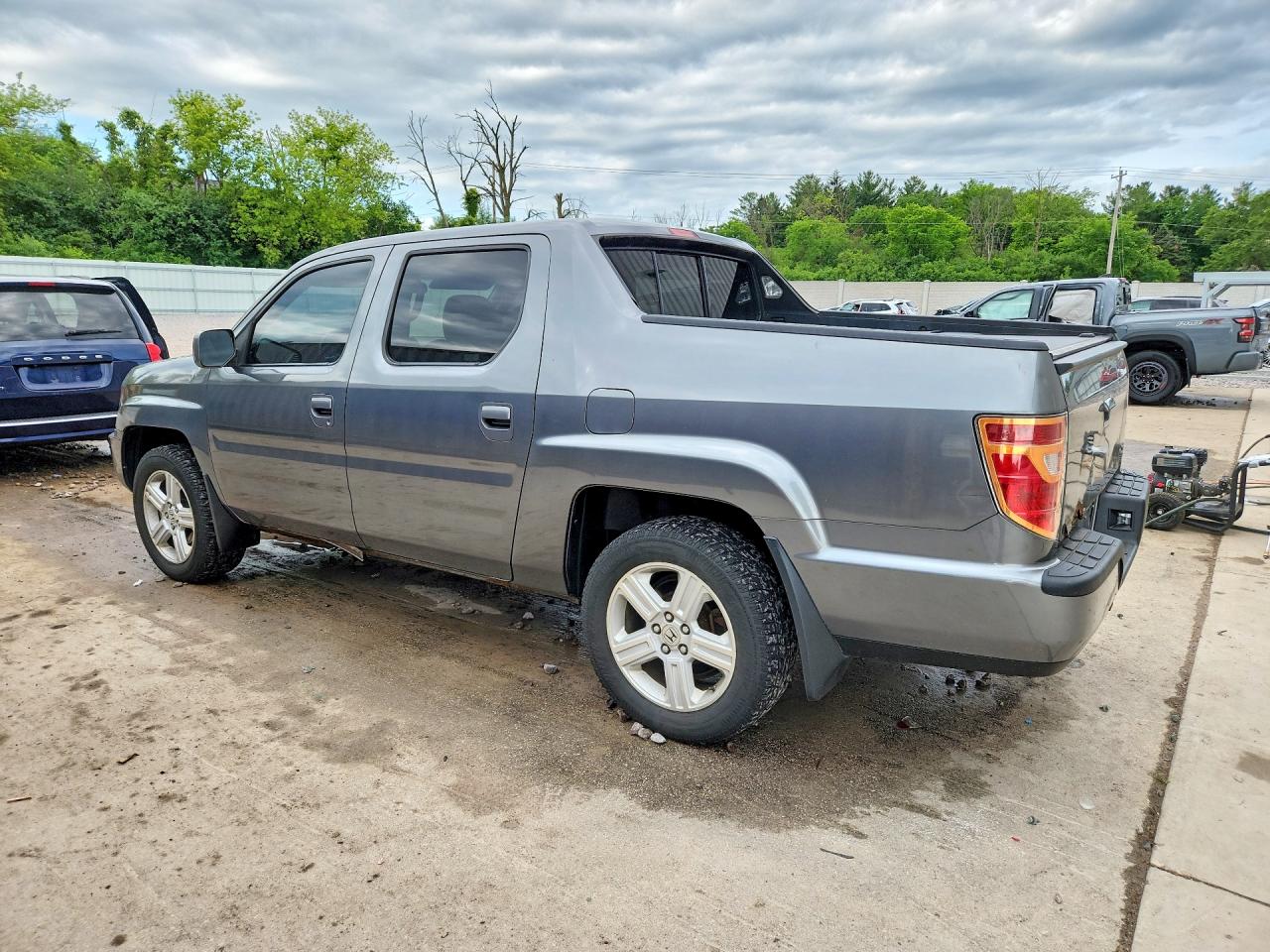 2009 Honda Ridgeline Rtl Gray vin: 5FPYK16579B106277