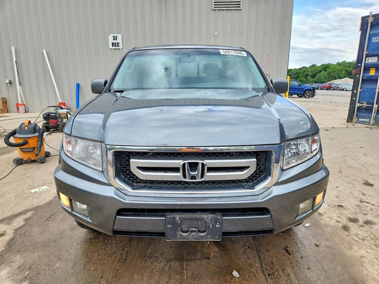 2009 Honda Ridgeline Rtl Gray vin: 5FPYK16579B106277