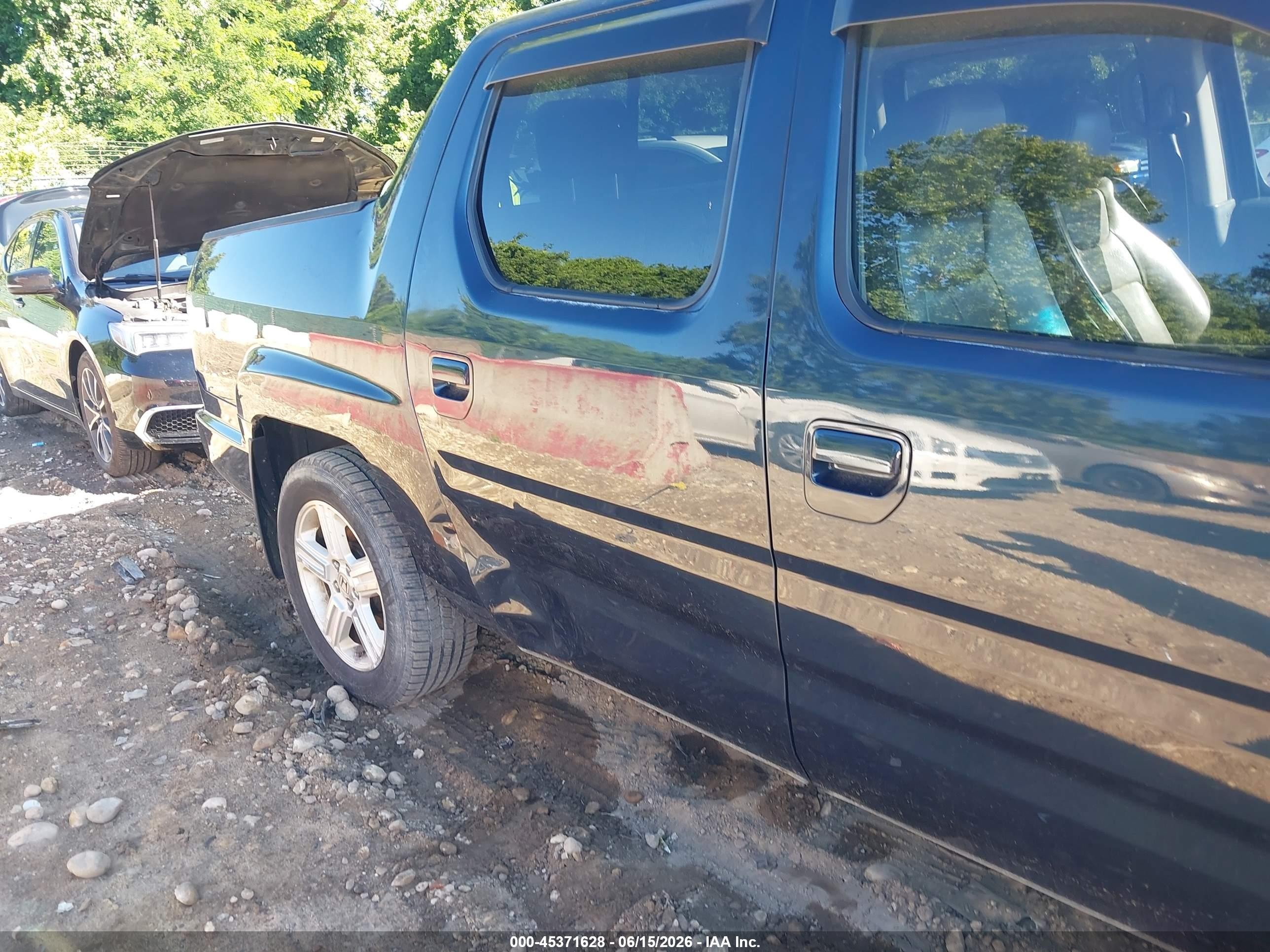 2009 Honda Ridgeline Rtl Blue vin: 5FPYK16589B104716