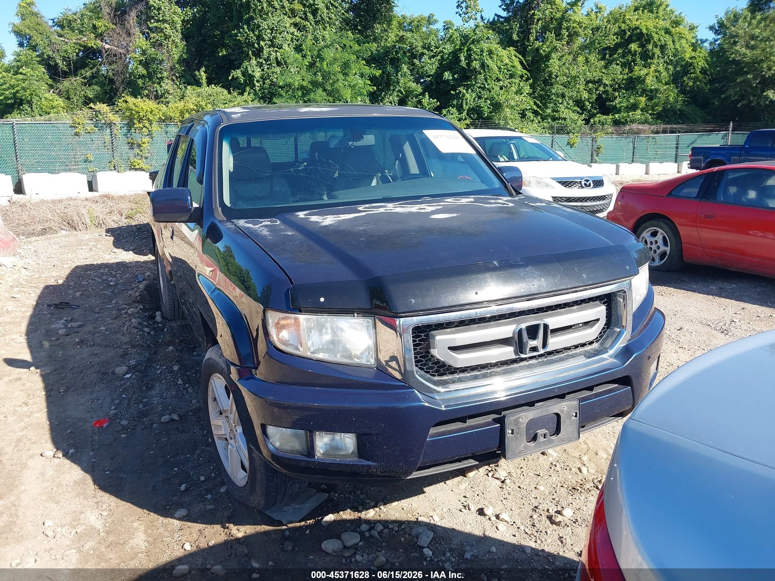 2009 Honda Ridgeline Rtl Blue vin: 5FPYK16589B104716