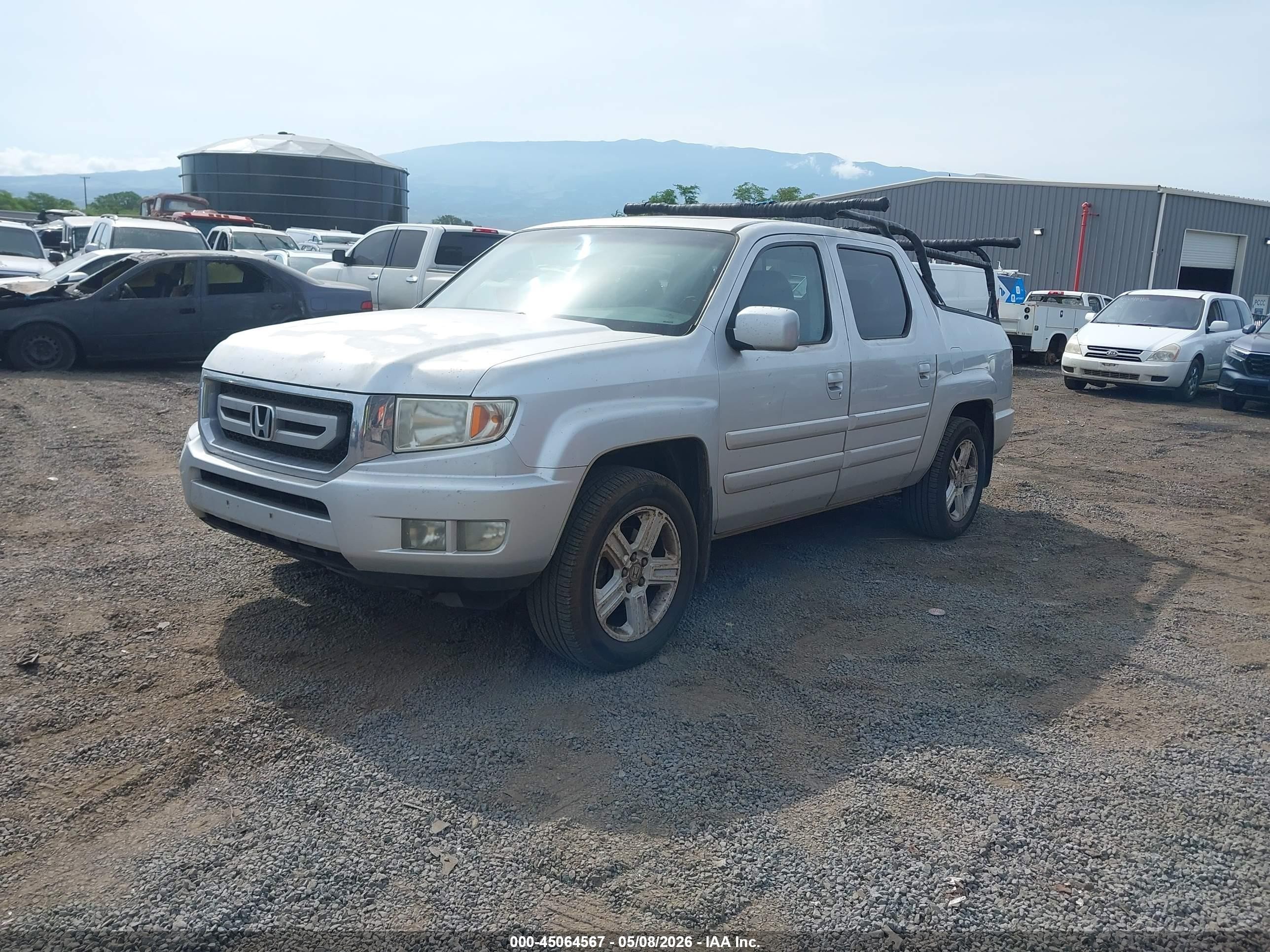 2009 Honda Ridgeline Rtl Silver vin: 5FPYK165X9B106998