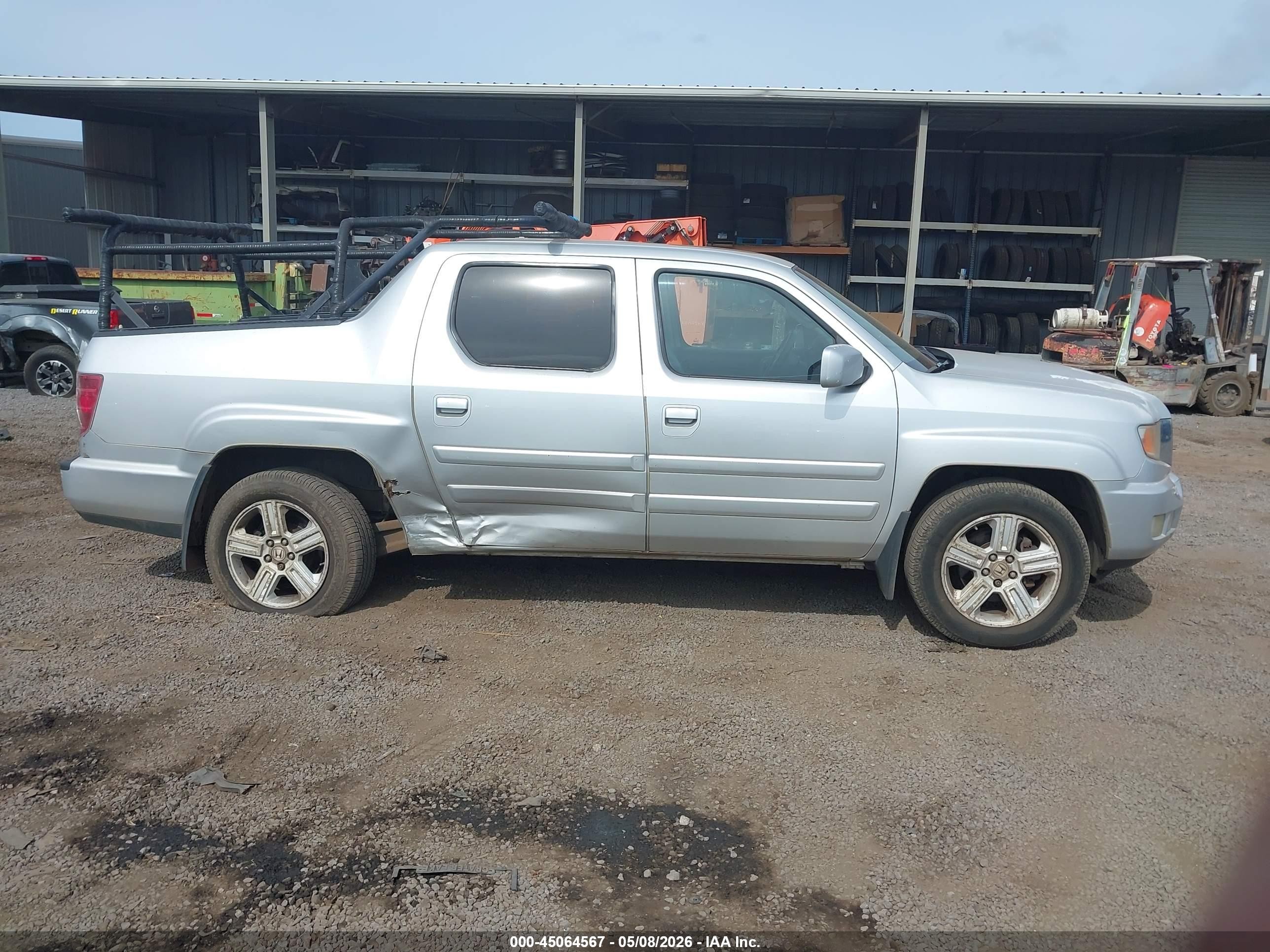 2009 Honda Ridgeline Rtl Silver vin: 5FPYK165X9B106998
