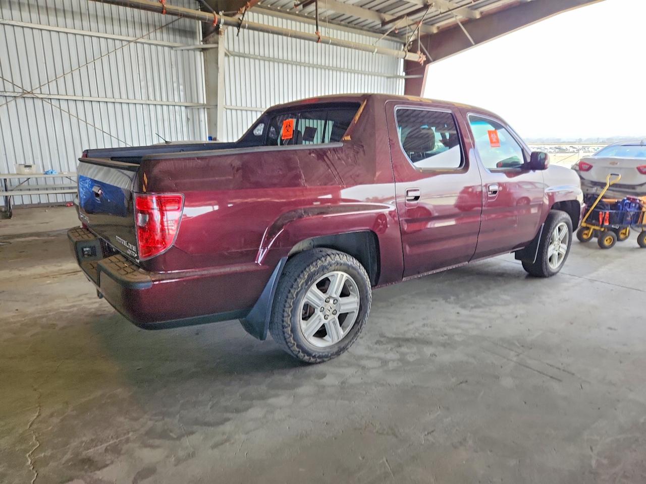 2009 Honda Ridgeline Rtl Бордовый vin: 5FPYK165X9B107505