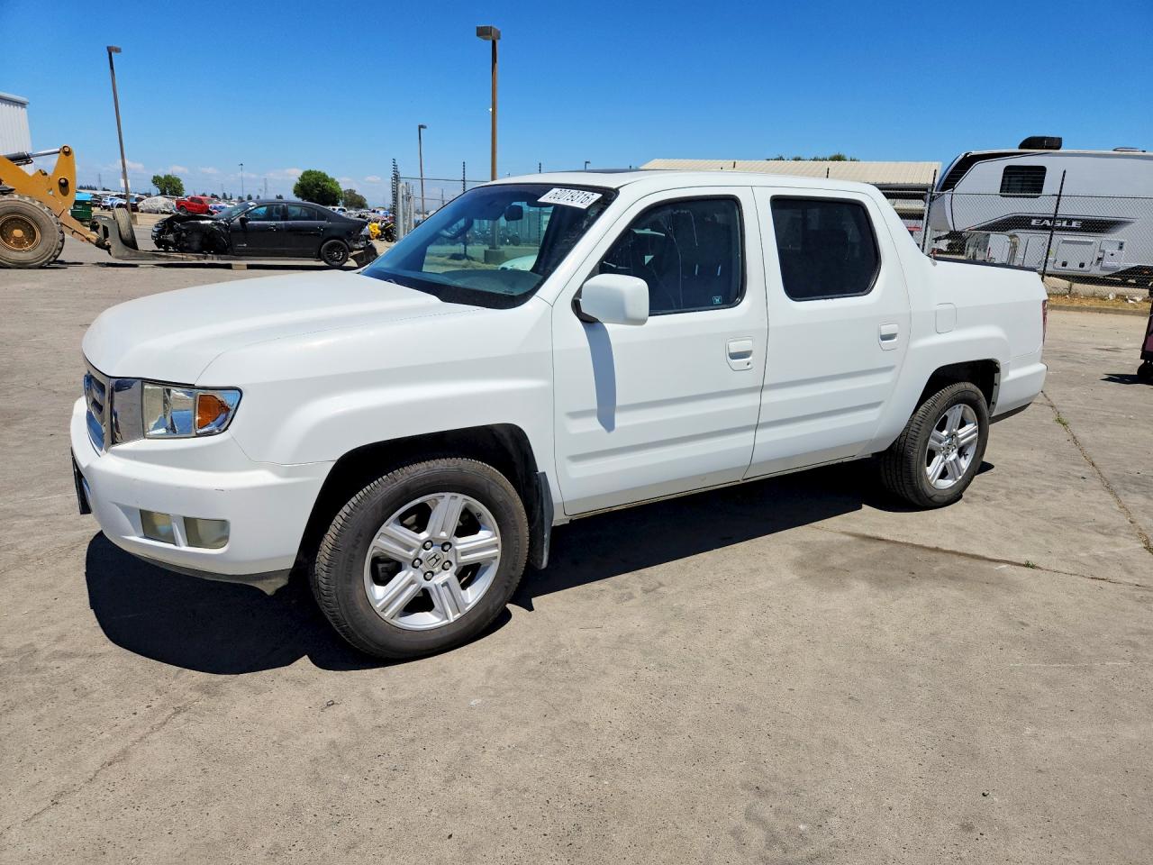 2009 Honda Ridgeline Rtl Белый vin: 5FPYK165X9B107875