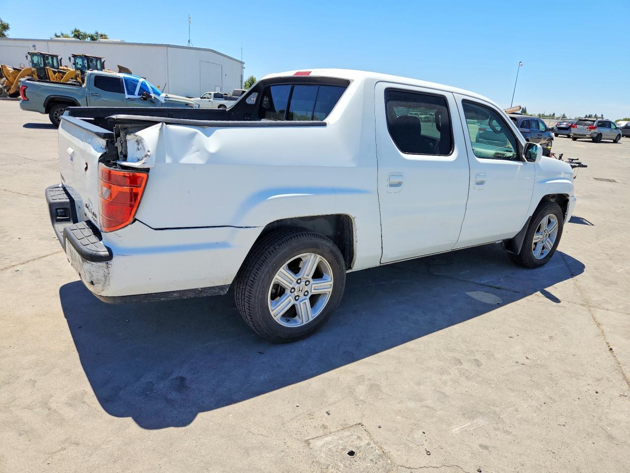 2009 Honda Ridgeline Rtl Белый vin: 5FPYK165X9B107875