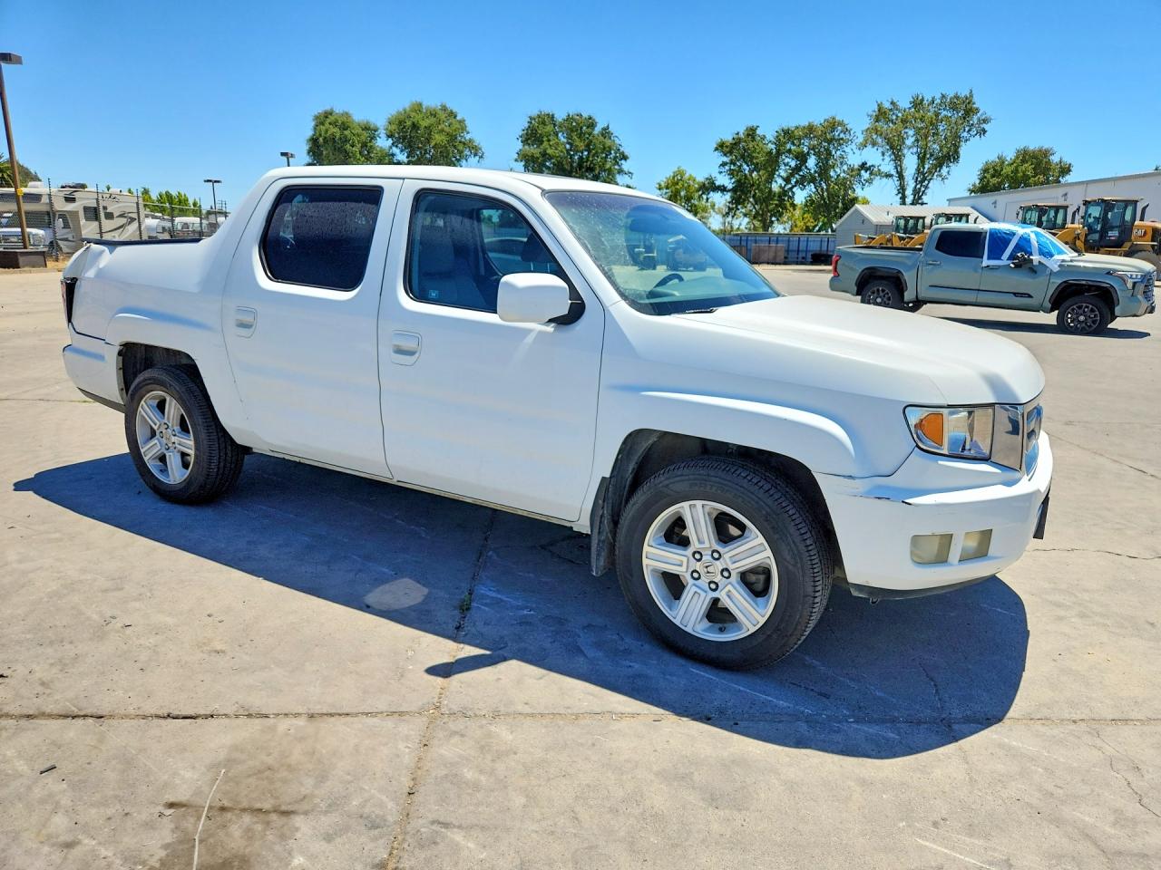 2009 Honda Ridgeline Rtl Белый vin: 5FPYK165X9B107875