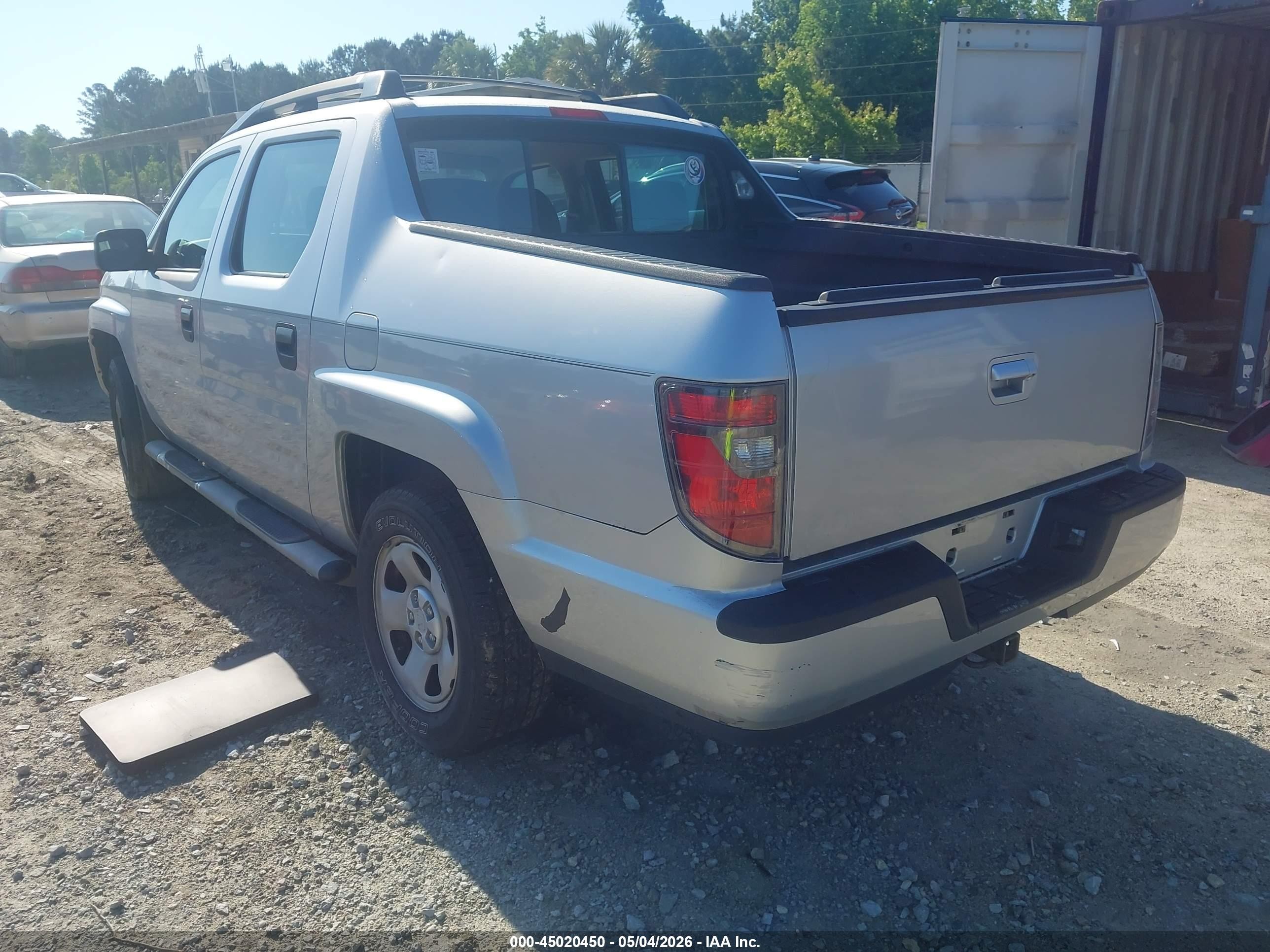 2013 Honda Ridgeline Rt Silver vin: 5FPYK1F20DB017536