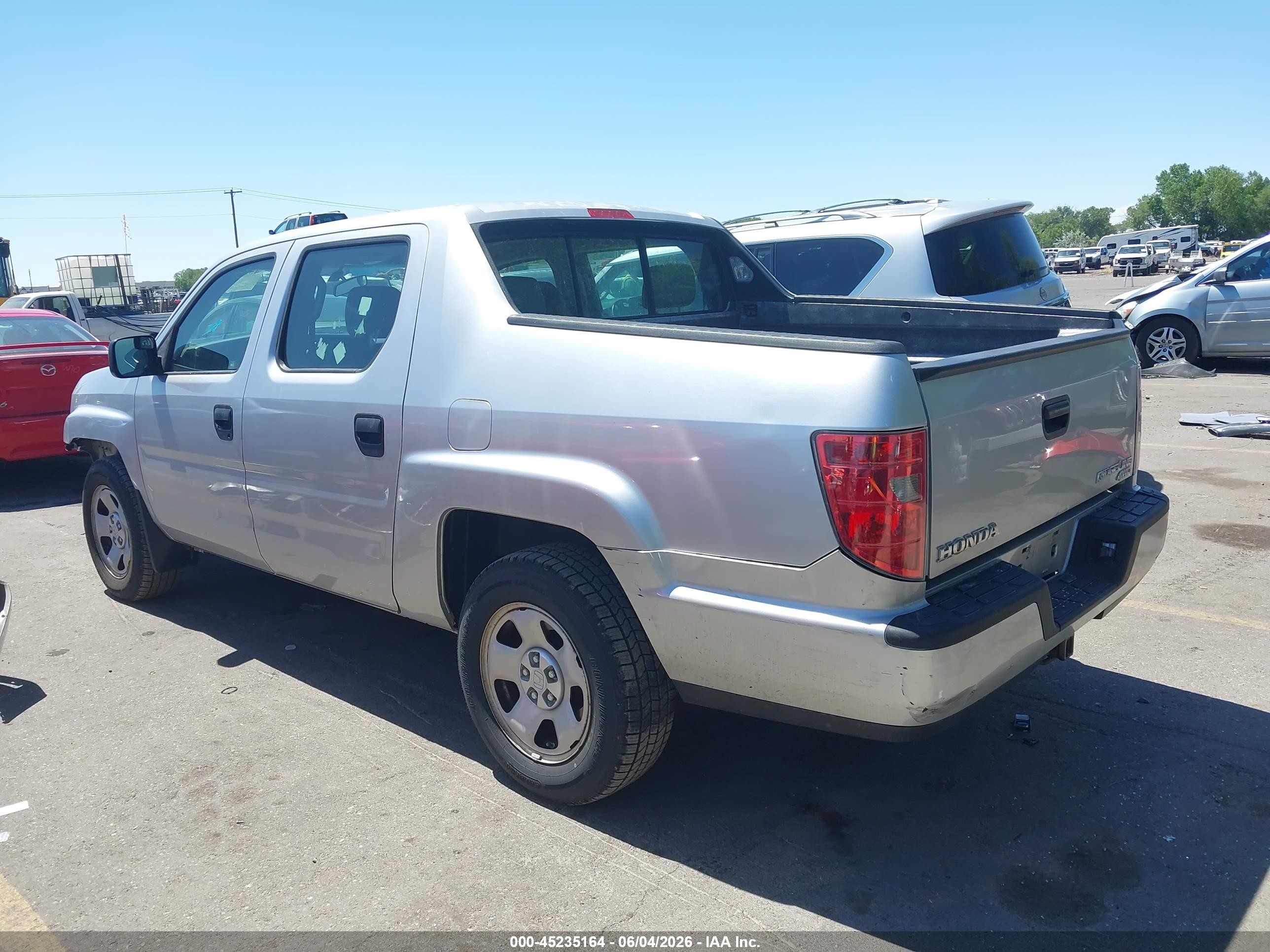 2011 Honda Ridgeline Rt Серебряный vin: 5FPYK1F21BB001567