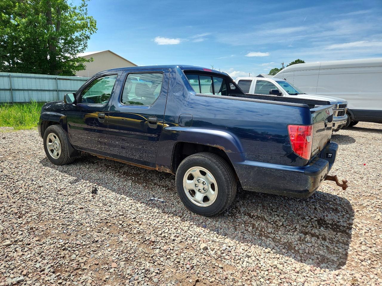 2011 Honda Ridgeline Rt Blue vin: 5FPYK1F21BB005036