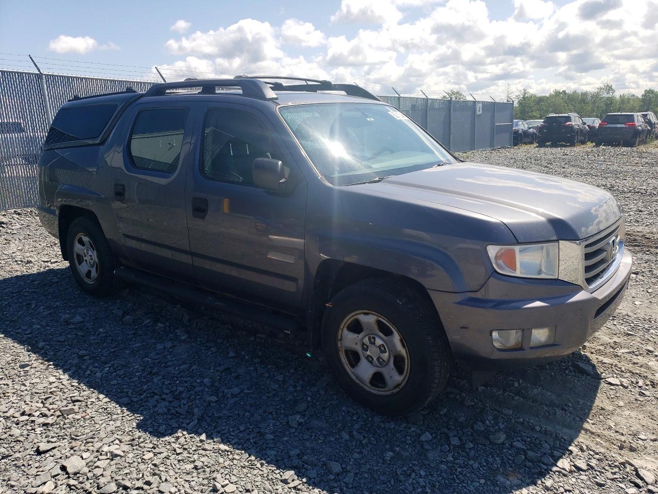 2014 Honda Ridgeline Rt Gray vin: 5FPYK1F21EB501328