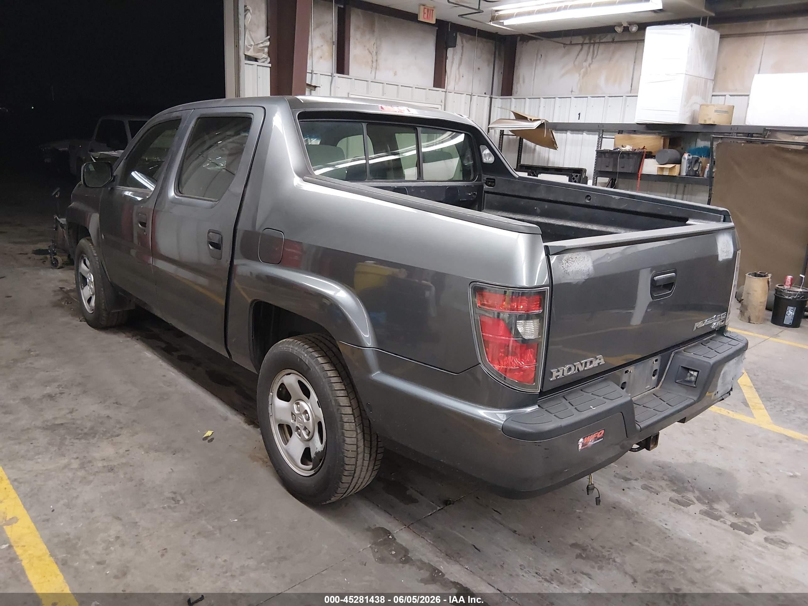 2012 Honda Ridgeline Rt Gray vin: 5FPYK1F22CB456932