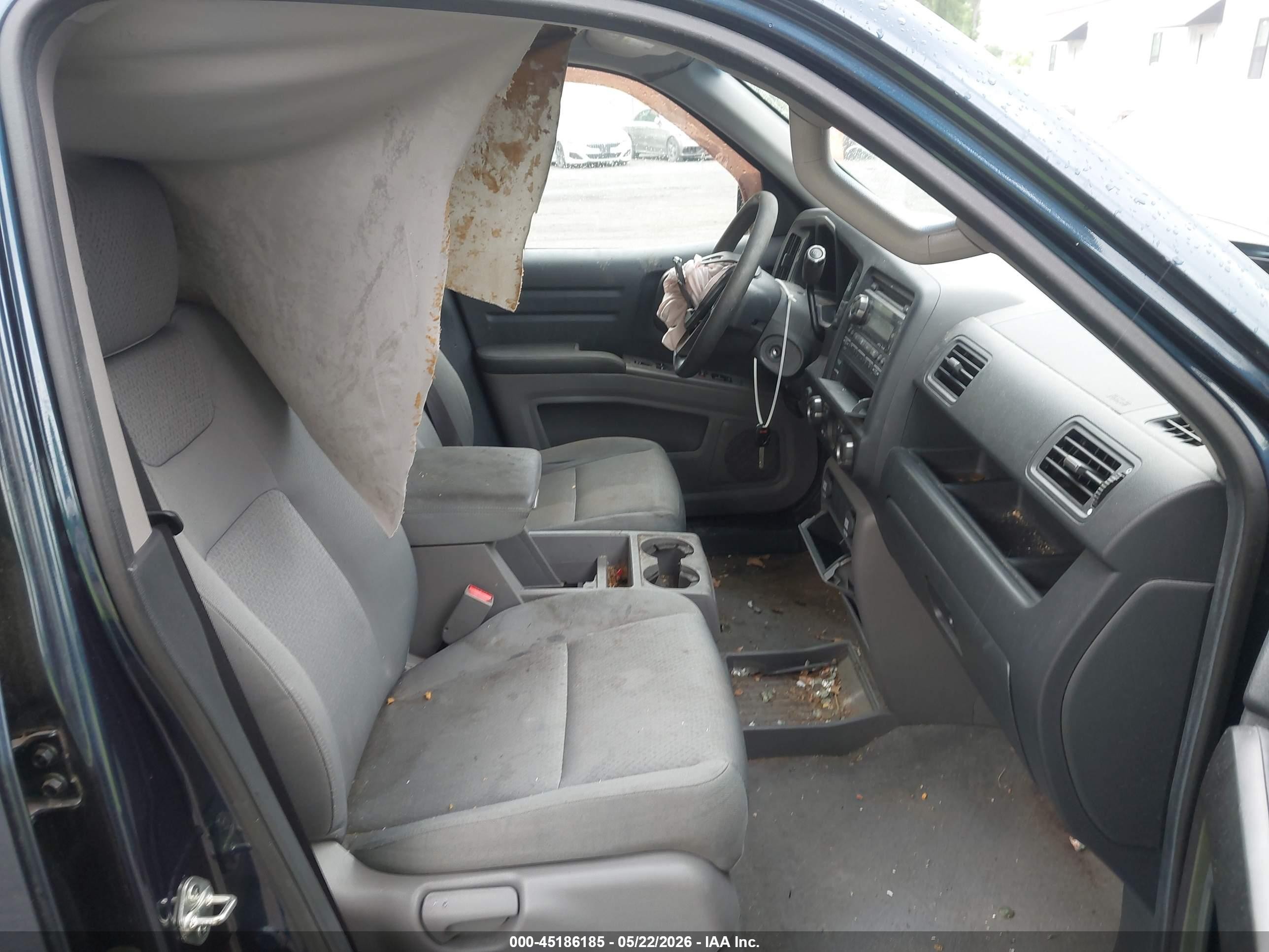 2011 Honda Ridgeline Rt Dark Blue vin: 5FPYK1F23BB452242