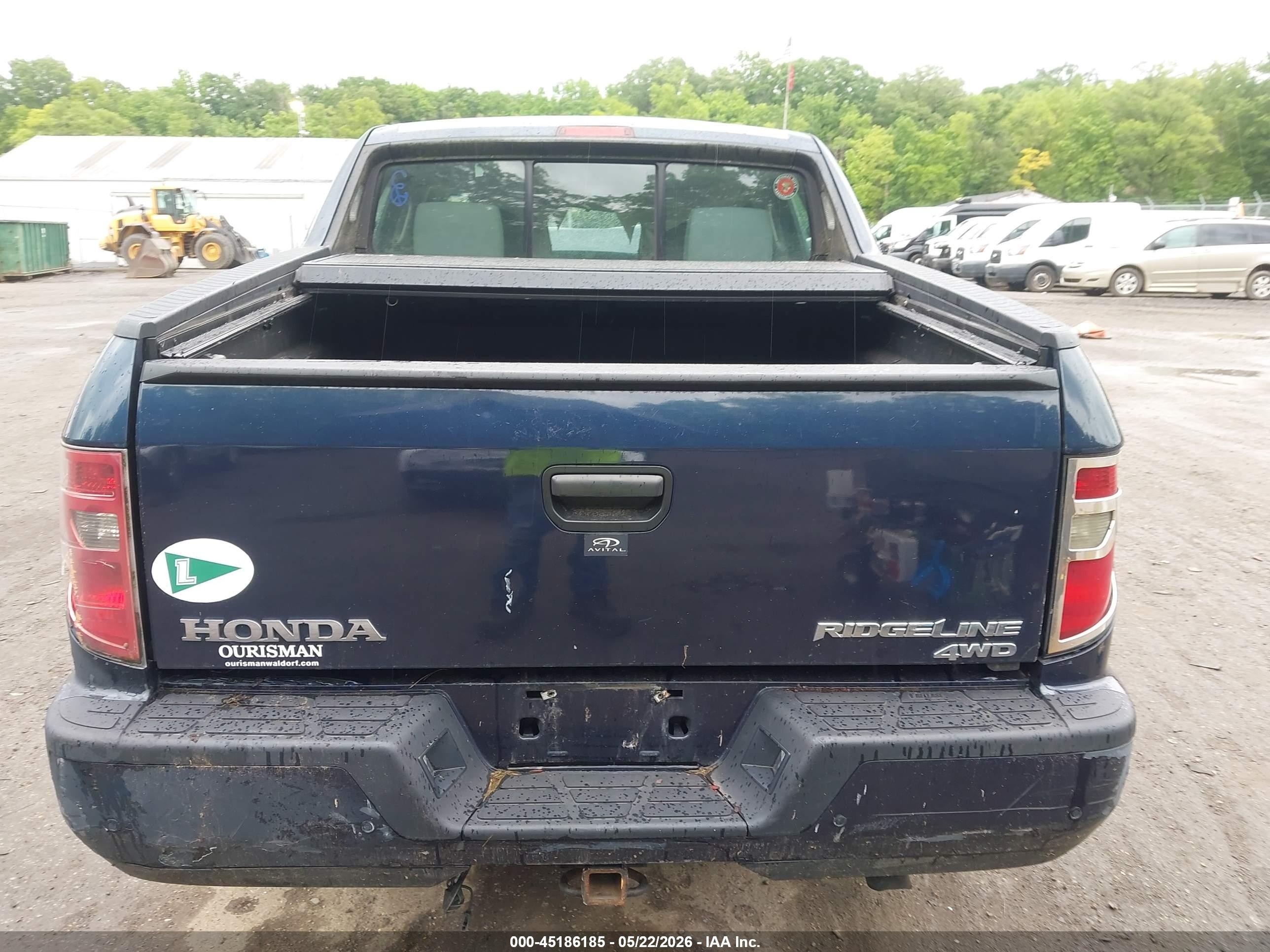 2011 Honda Ridgeline Rt Dark Blue vin: 5FPYK1F23BB452242