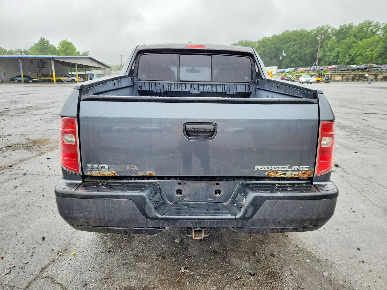 2010 Honda Ridgeline Rt Gray vin: 5FPYK1F24AB001996