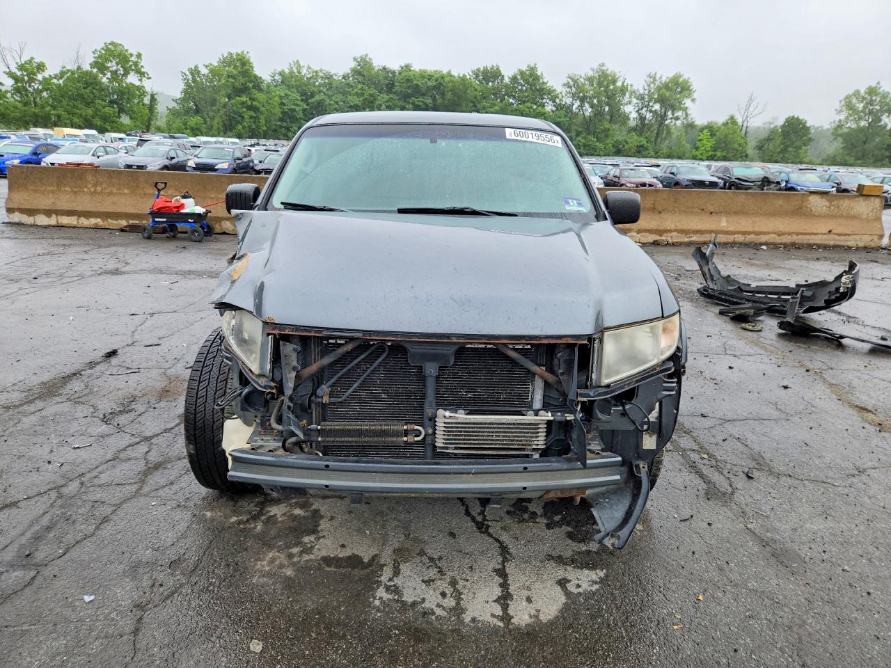 2010 Honda Ridgeline Rt Gray vin: 5FPYK1F24AB001996