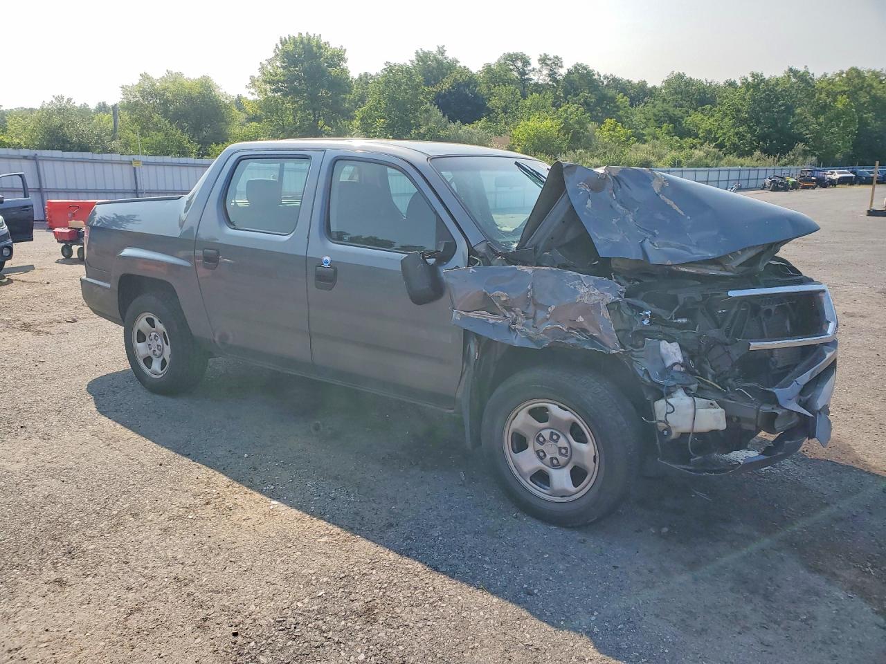 2010 Honda Ridgeline Rt Gray vin: 5FPYK1F24AB005434