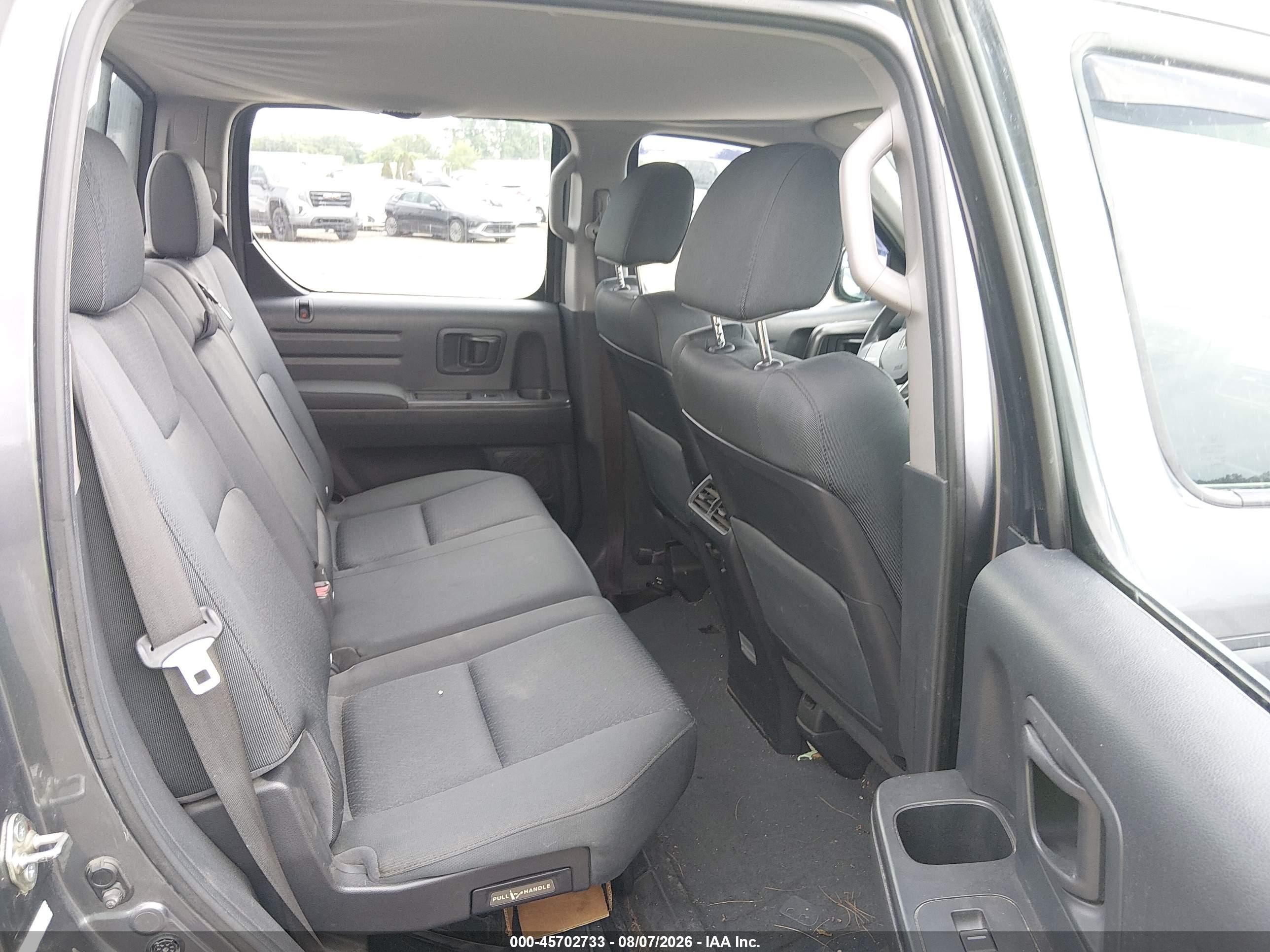 2013 Honda Ridgeline Rt Серый vin: 5FPYK1F24DB009391