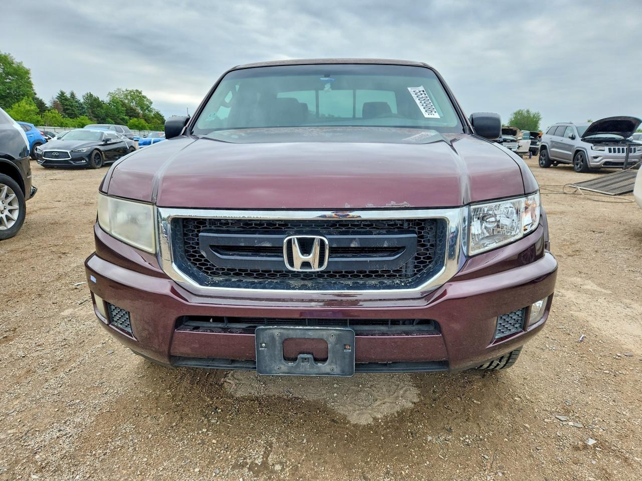2011 Honda Ridgeline Rt Maroon vin: 5FPYK1F25BB003581