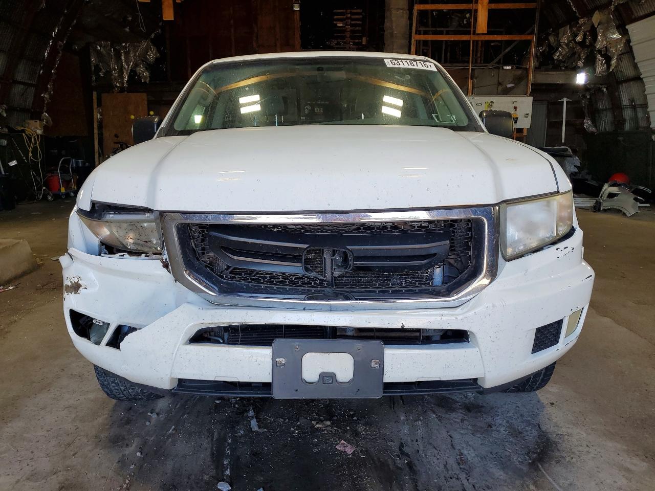 2010 Honda Ridgeline Rt White vin: 5FPYK1F26AB005970