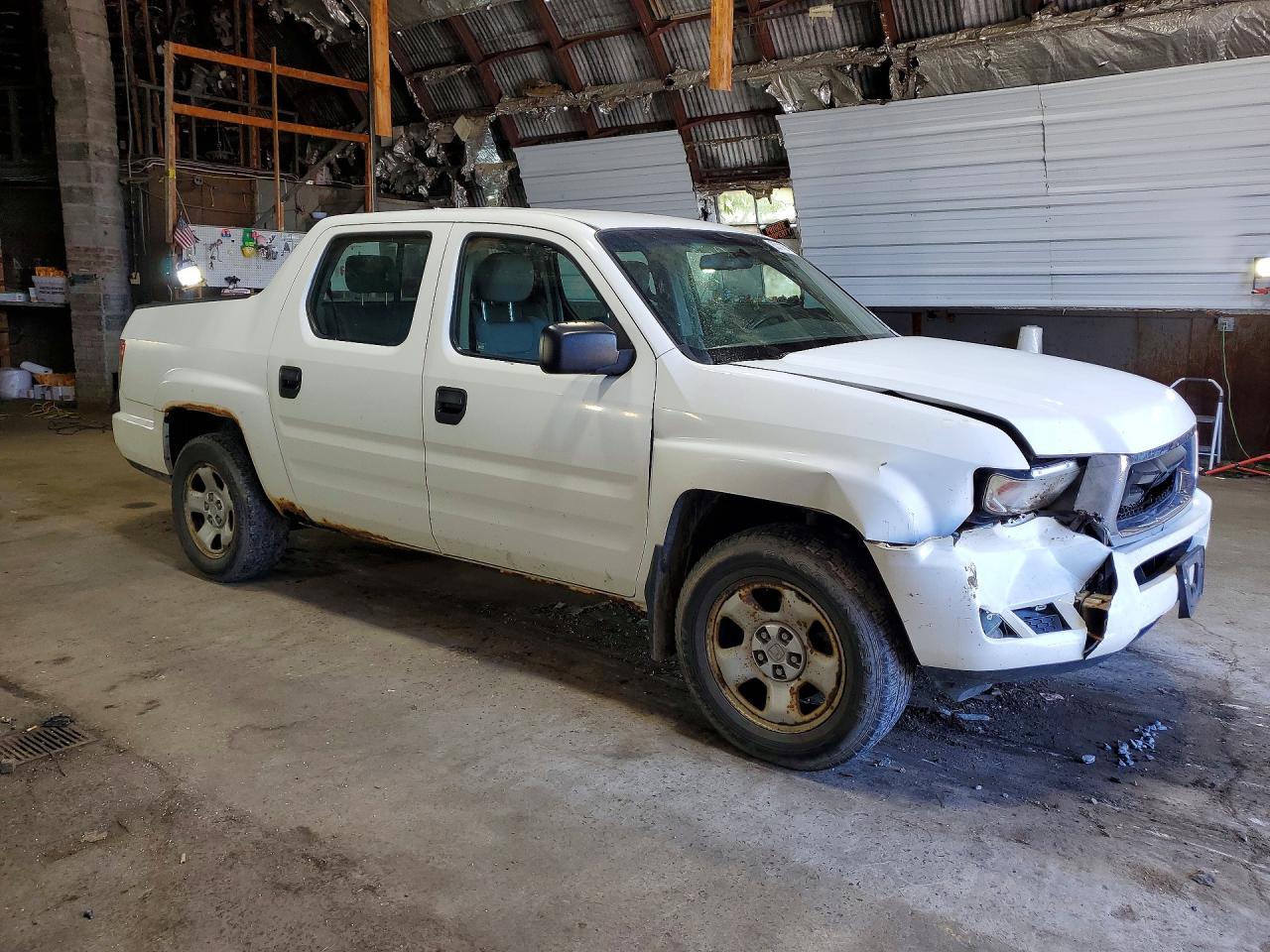 2010 Honda Ridgeline Rt White vin: 5FPYK1F26AB005970
