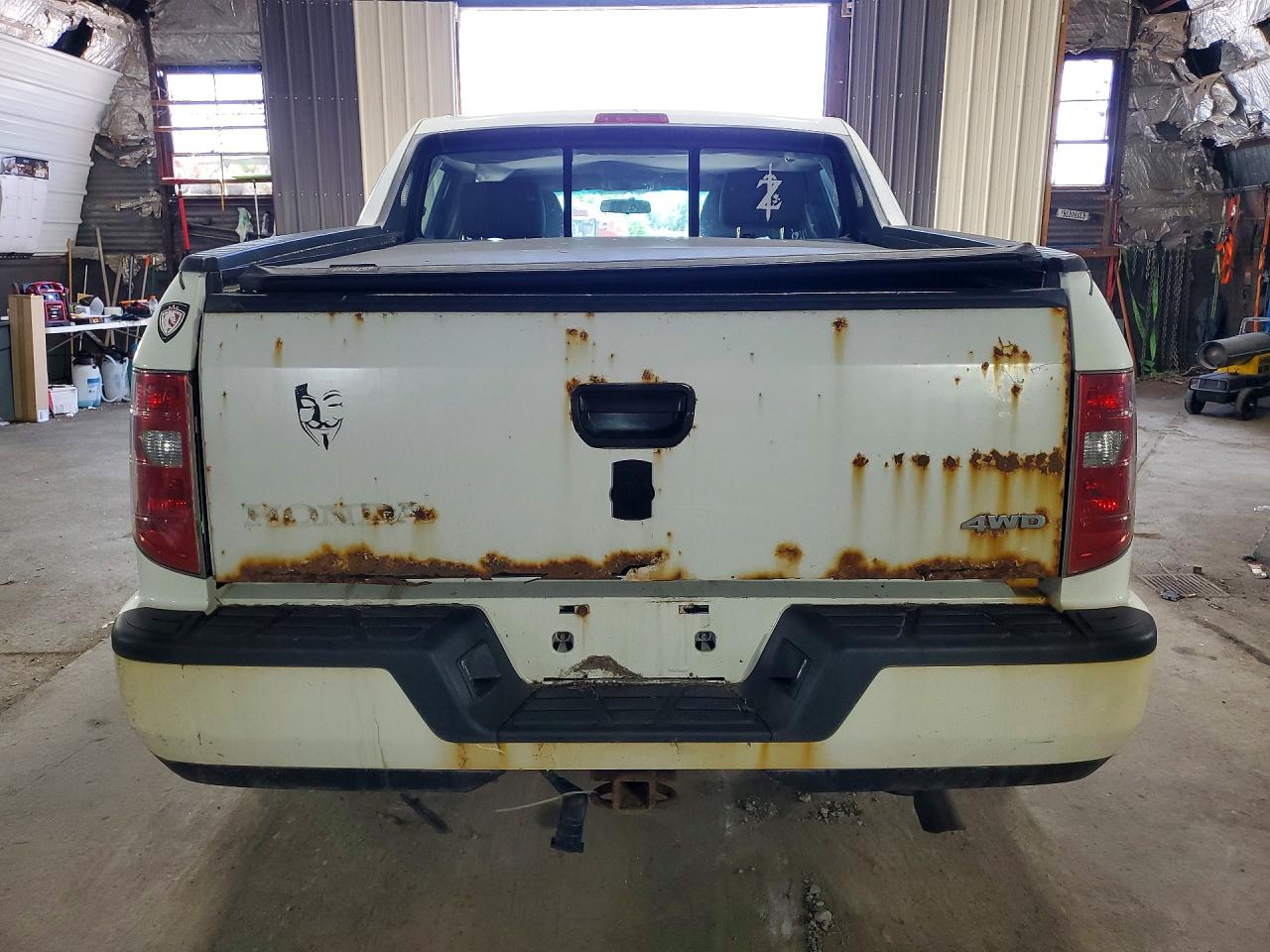 2010 Honda Ridgeline Rt White vin: 5FPYK1F26AB005970